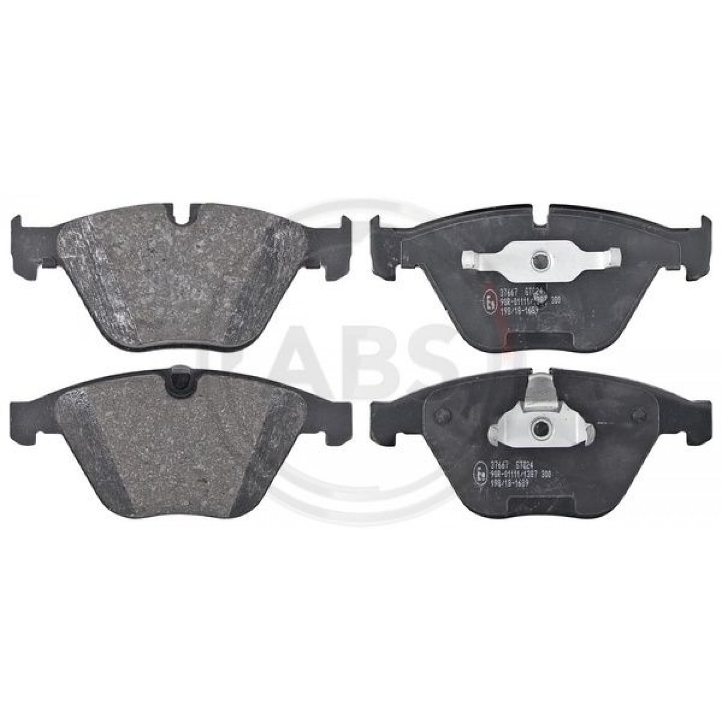Kit pastiglie freno, Freno a disco A.B.S. 37667