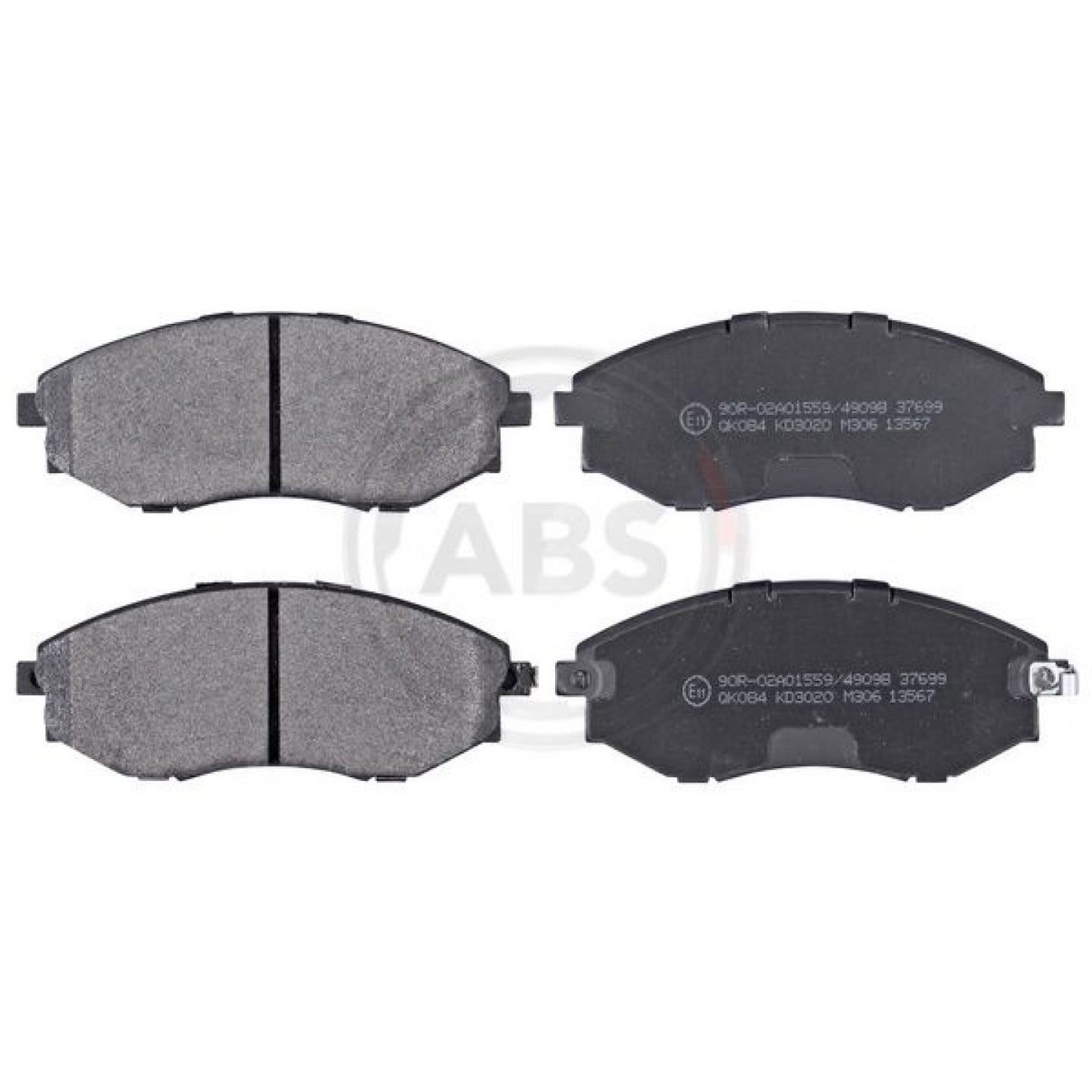 Kit pastiglie freno, Freno a disco A.B.S. 37699