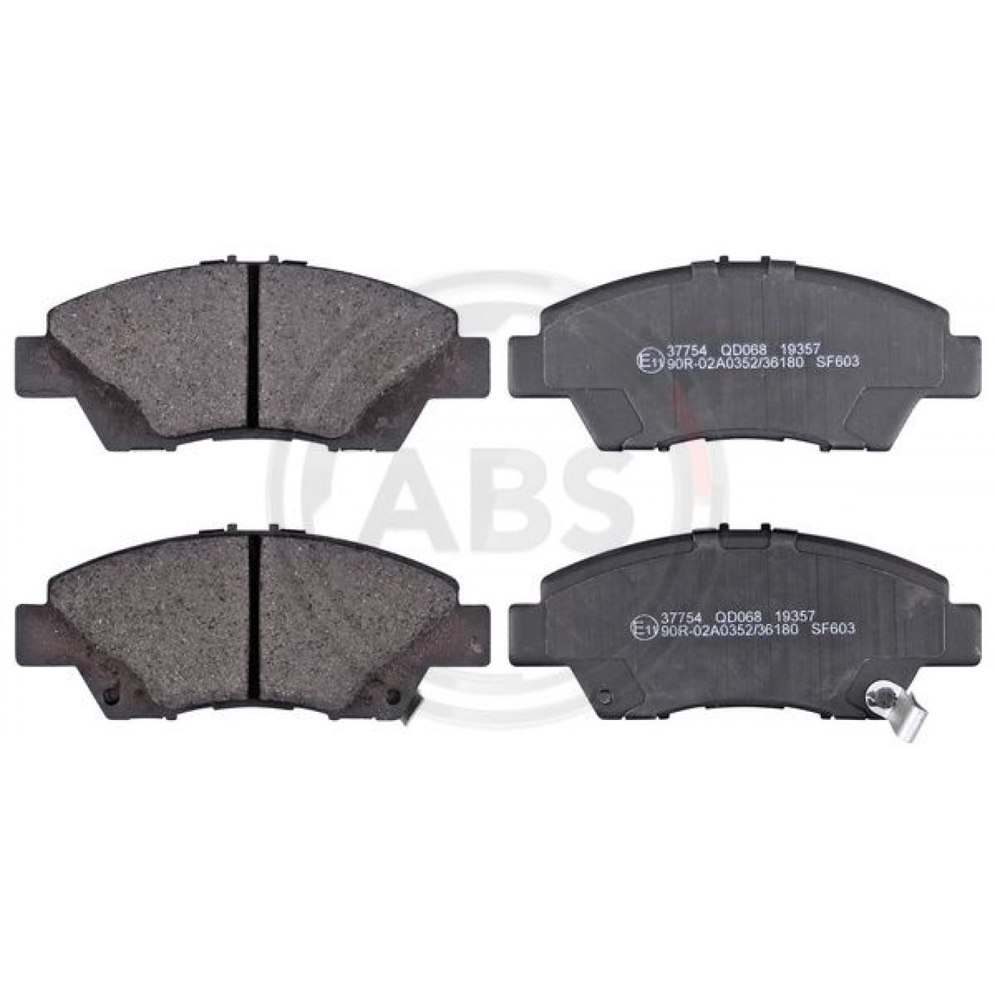 Kit pastiglie freno, Freno a disco A.B.S. 37754