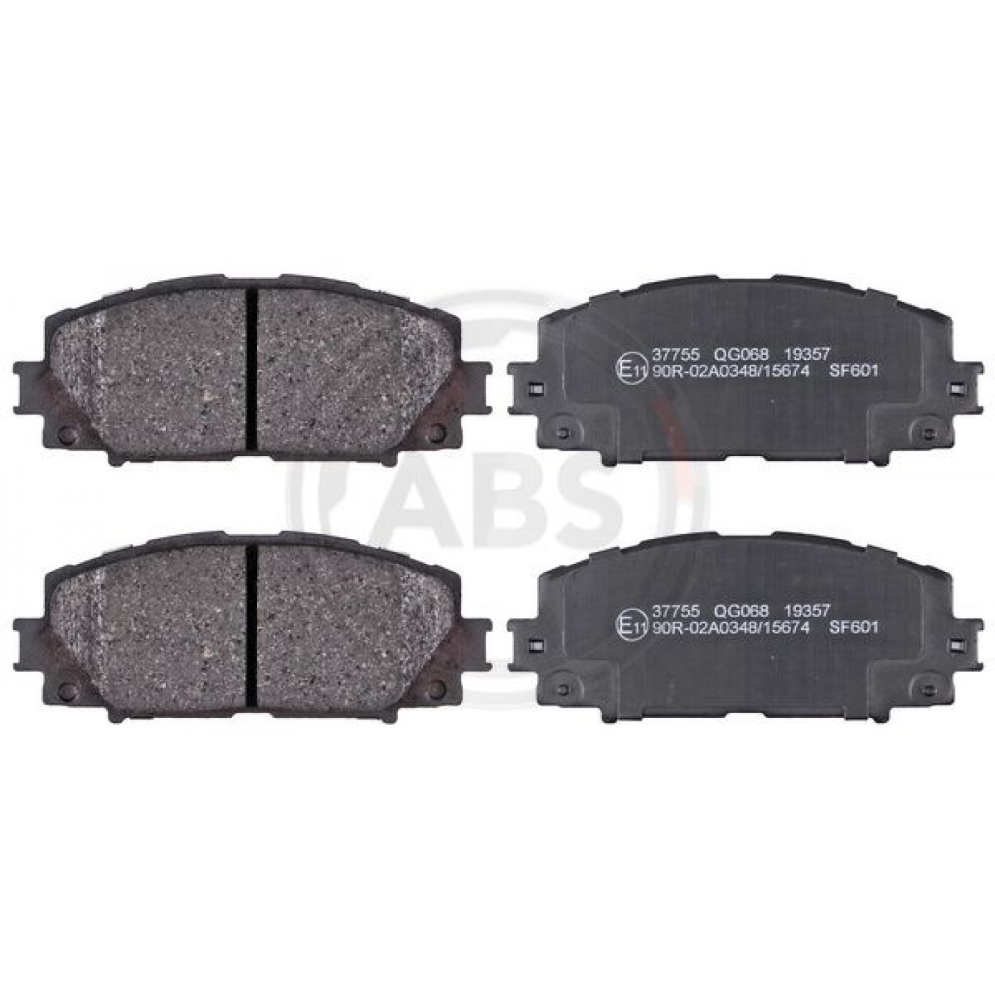 Kit pastiglie freno, Freno a disco A.B.S. 37755