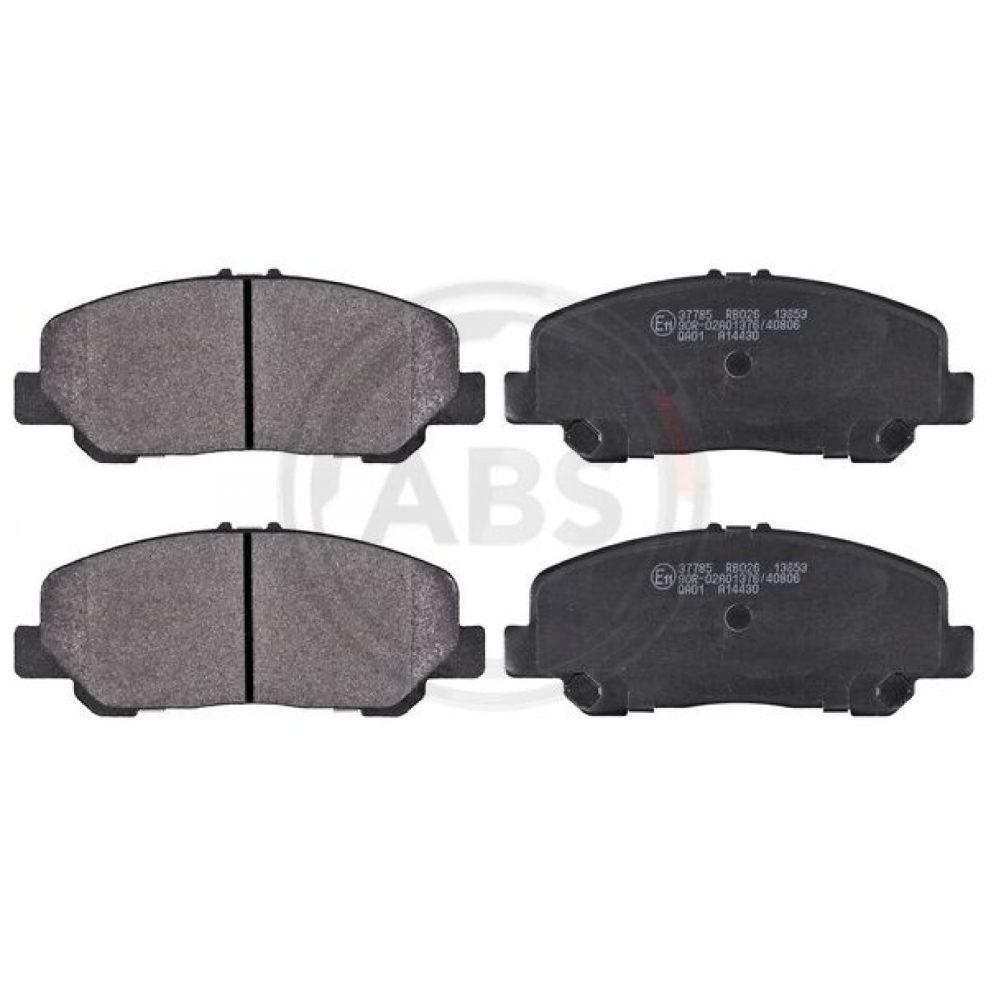 Kit de plaquettes de frein, frein à disque A.B.S. 37785
