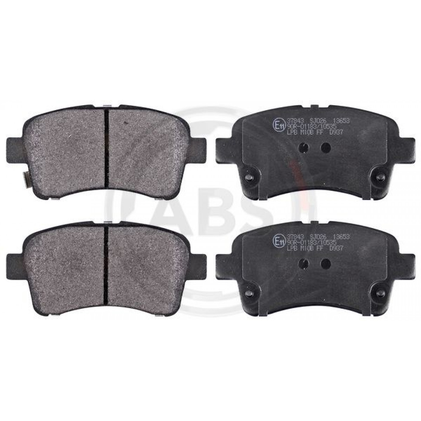 Kit pastiglie freno, Freno a disco A.B.S. 37843