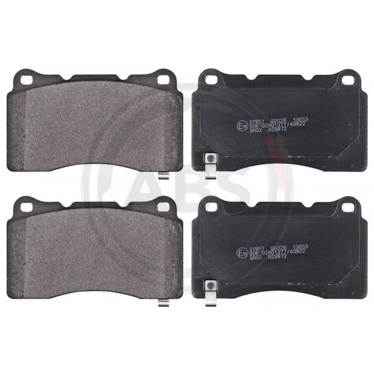 Kit pastiglie freno, Freno a disco A.B.S. 37857