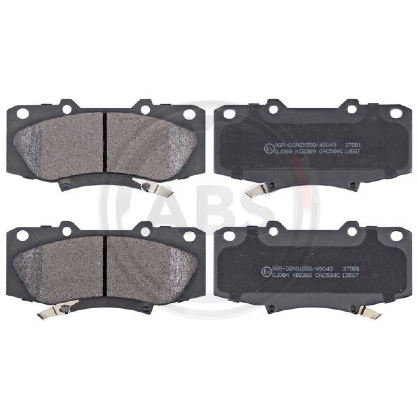 Kit pastiglie freno, Freno a disco A.B.S. 37881