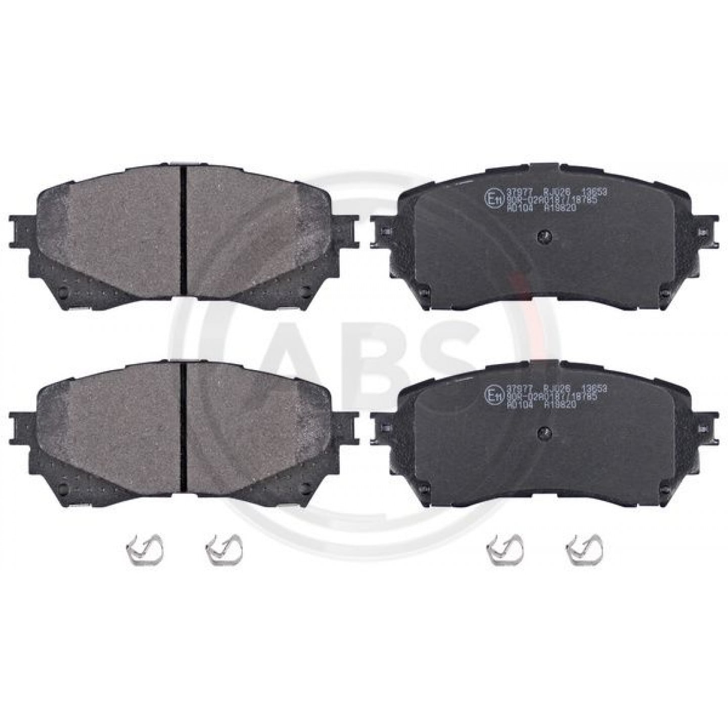 Kit pastiglie freno, Freno a disco A.B.S. 37977
