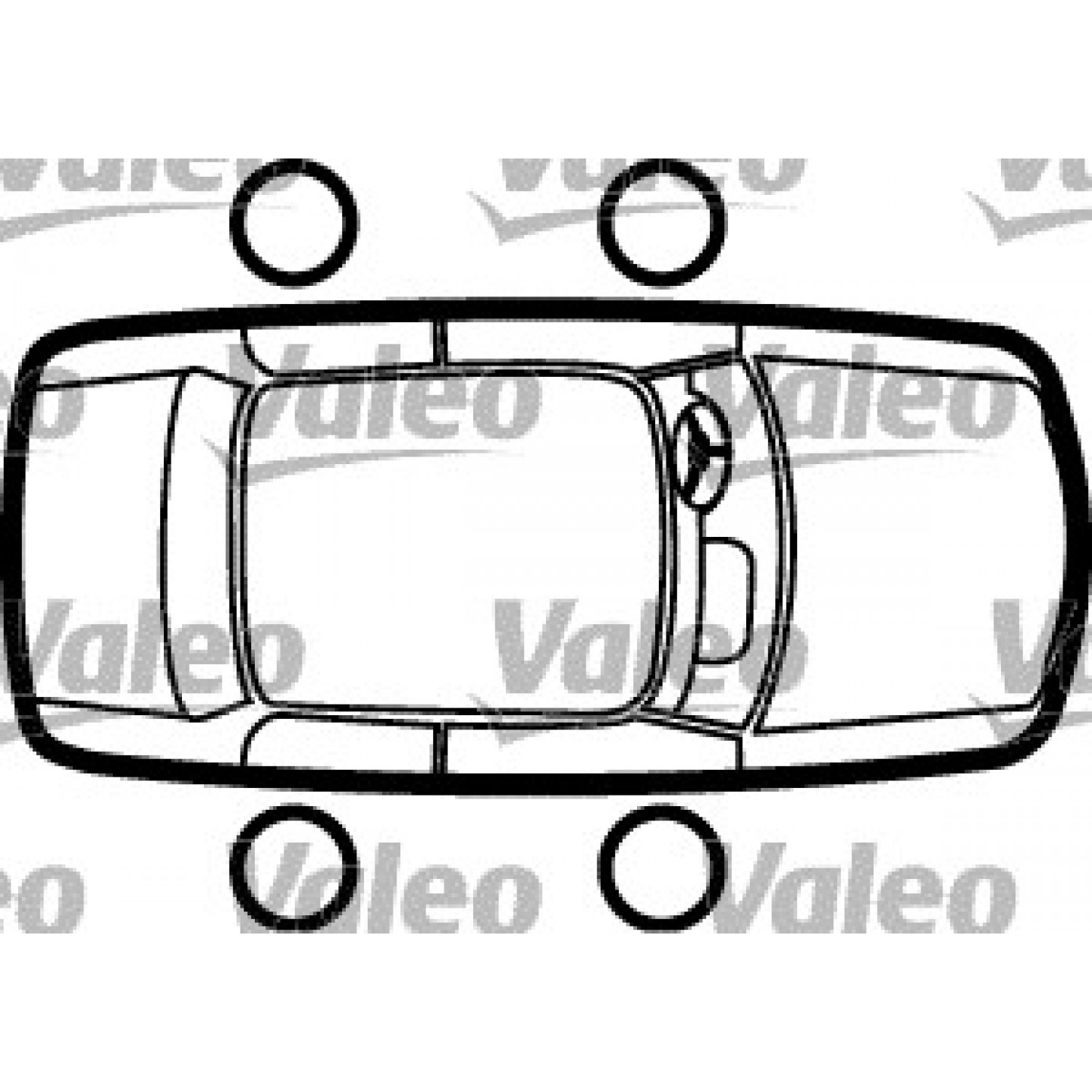 Control, central locking system VALEO 256364 - Trodo.com