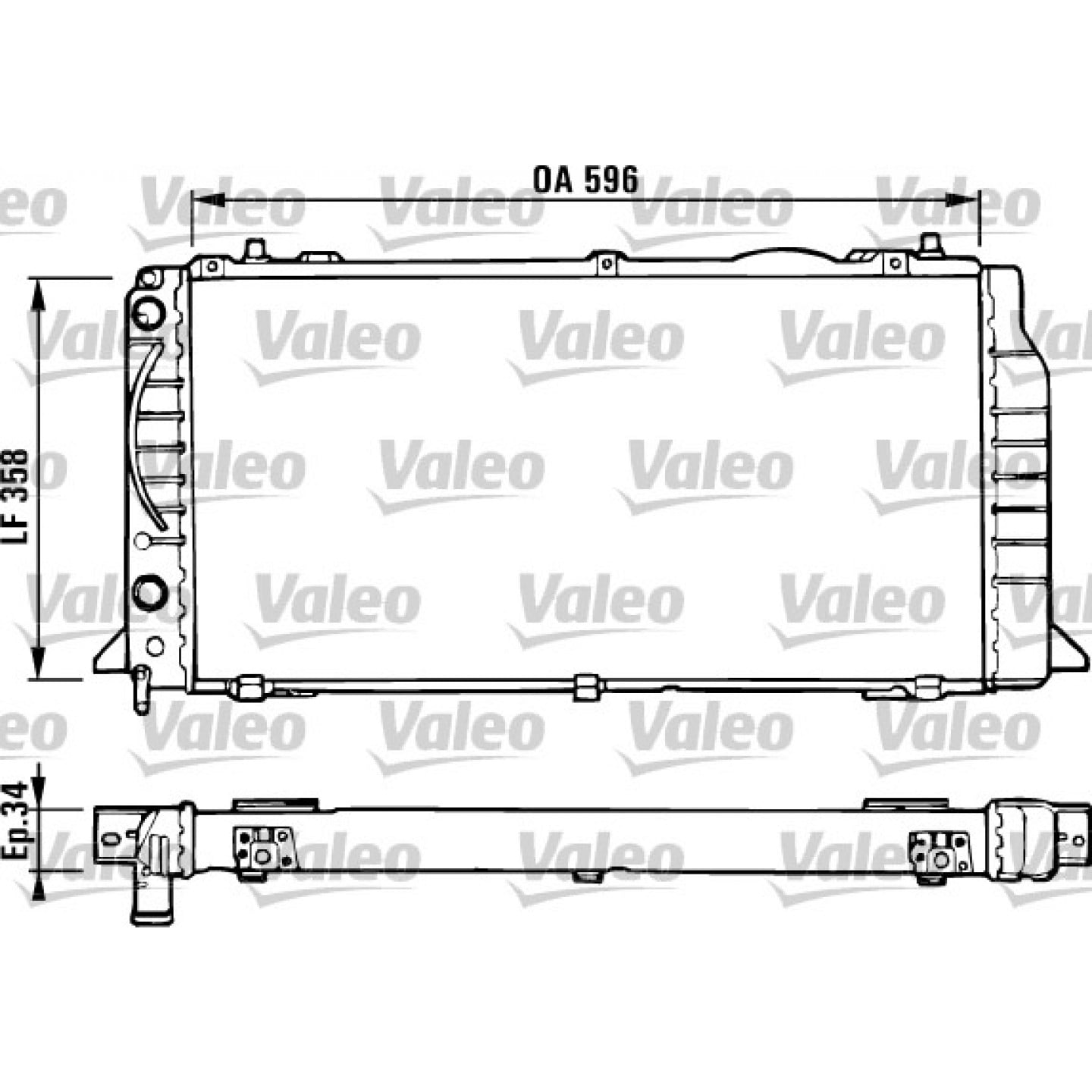 Radiateur VALEO 731422