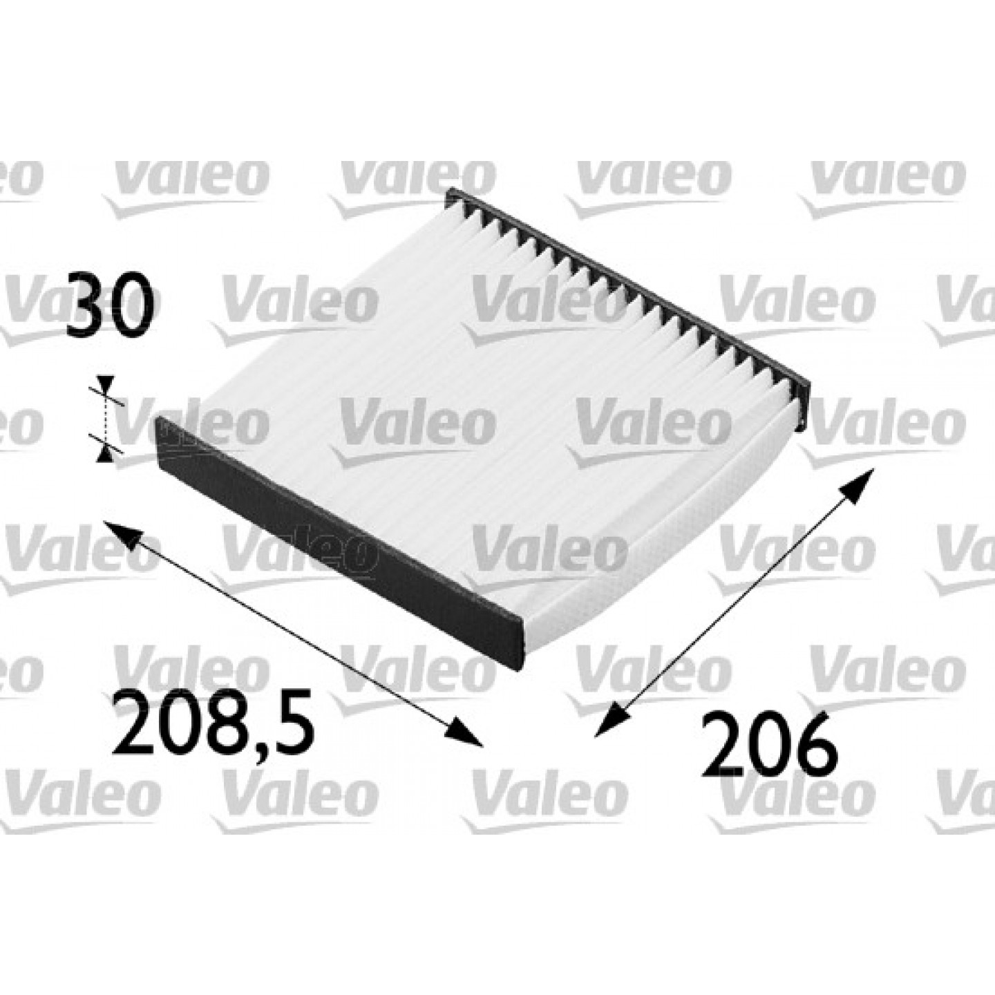 Filtro, aire habitáculo VALEO 698594