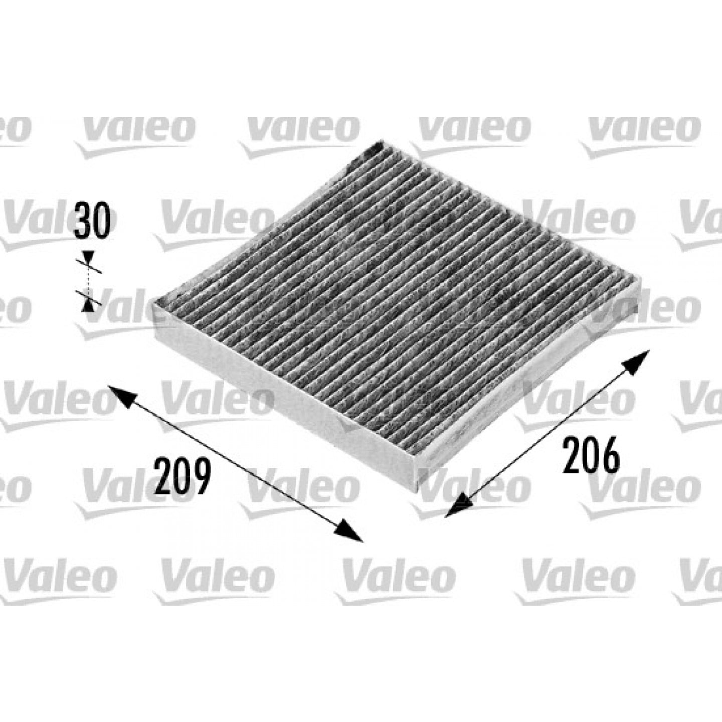 Filtro, aire habitáculo VALEO 698715