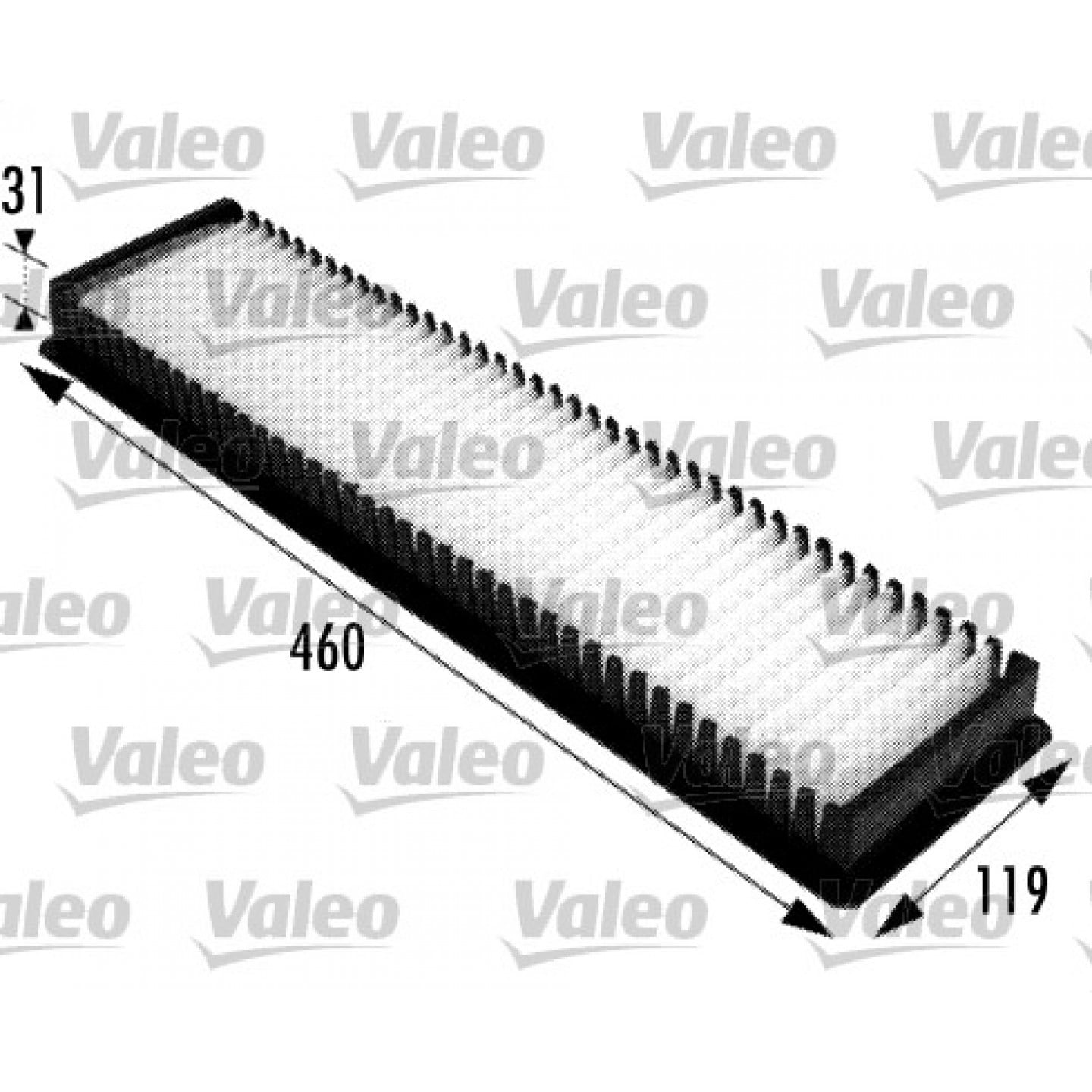 Filtro, aire habitáculo VALEO 698724