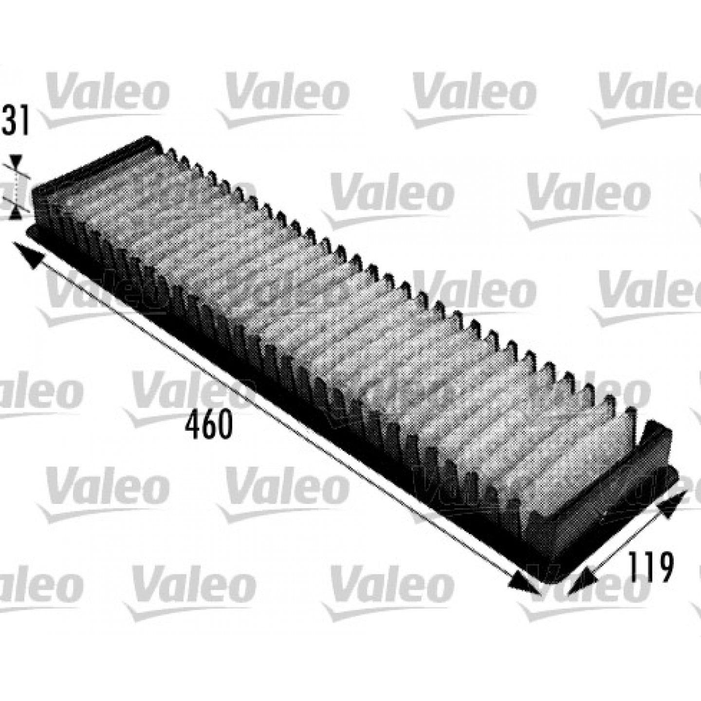 Filtro, aire habitáculo VALEO 698725