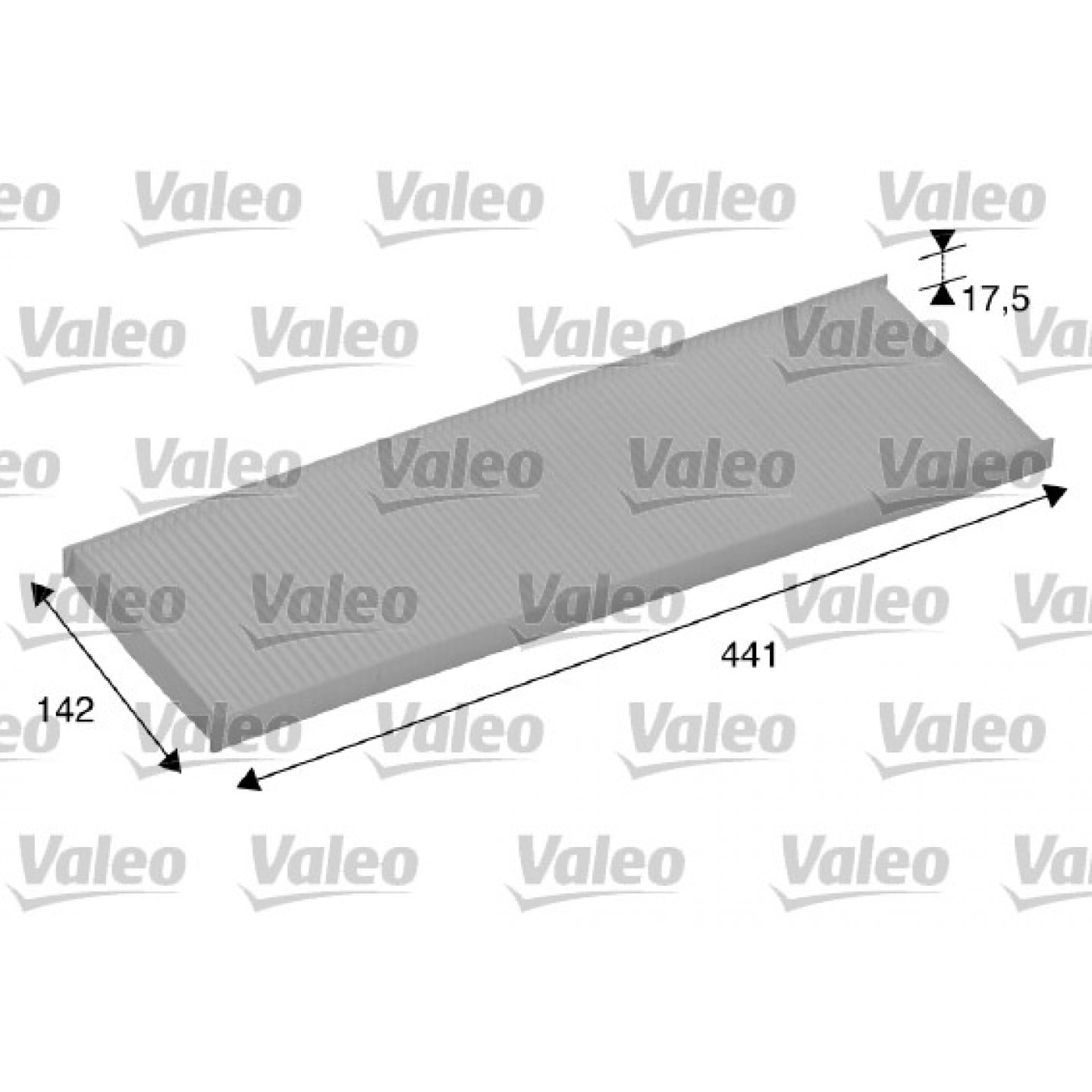Filtro, aire habitáculo VALEO 698858