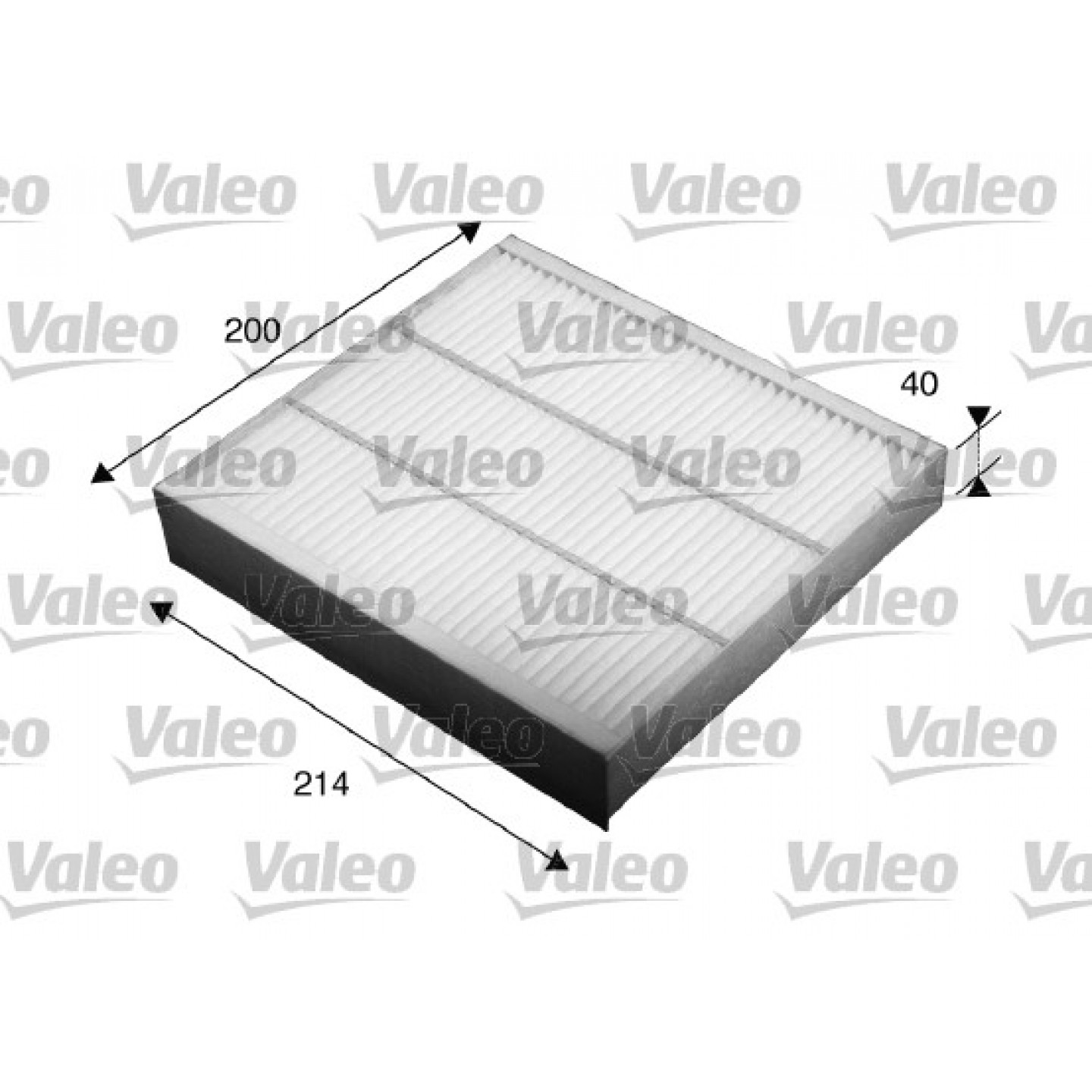 Filtre, air de l'habitacle VALEO 715532