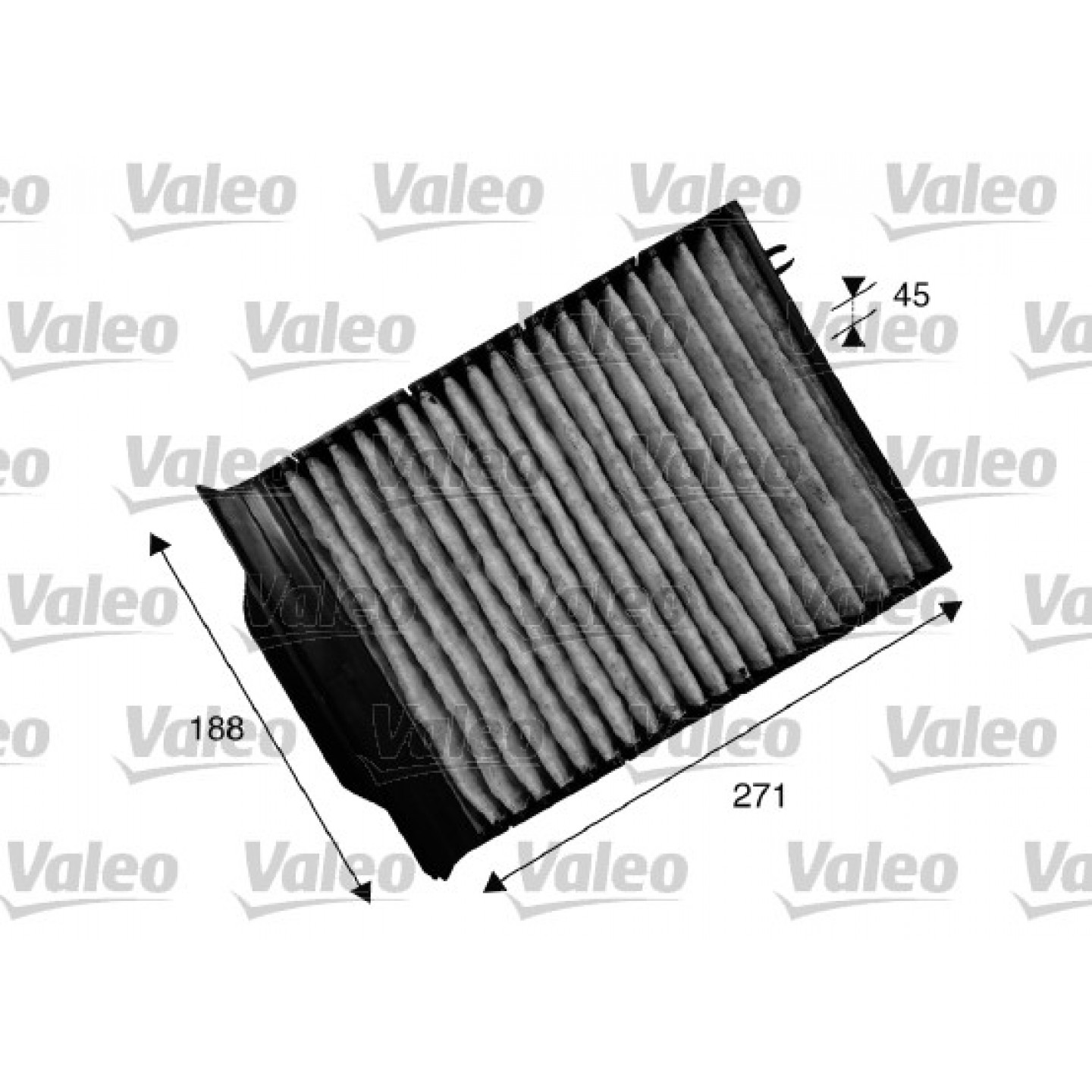 Filtre, air de l'habitacle VALEO 715539