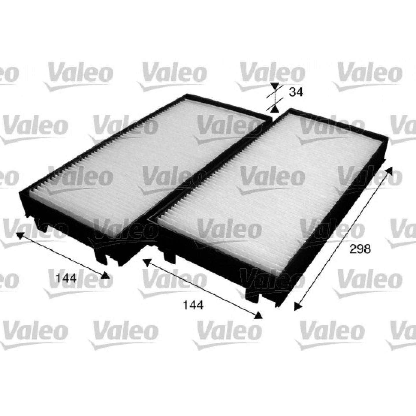 Filtro, aire habitáculo VALEO 715583