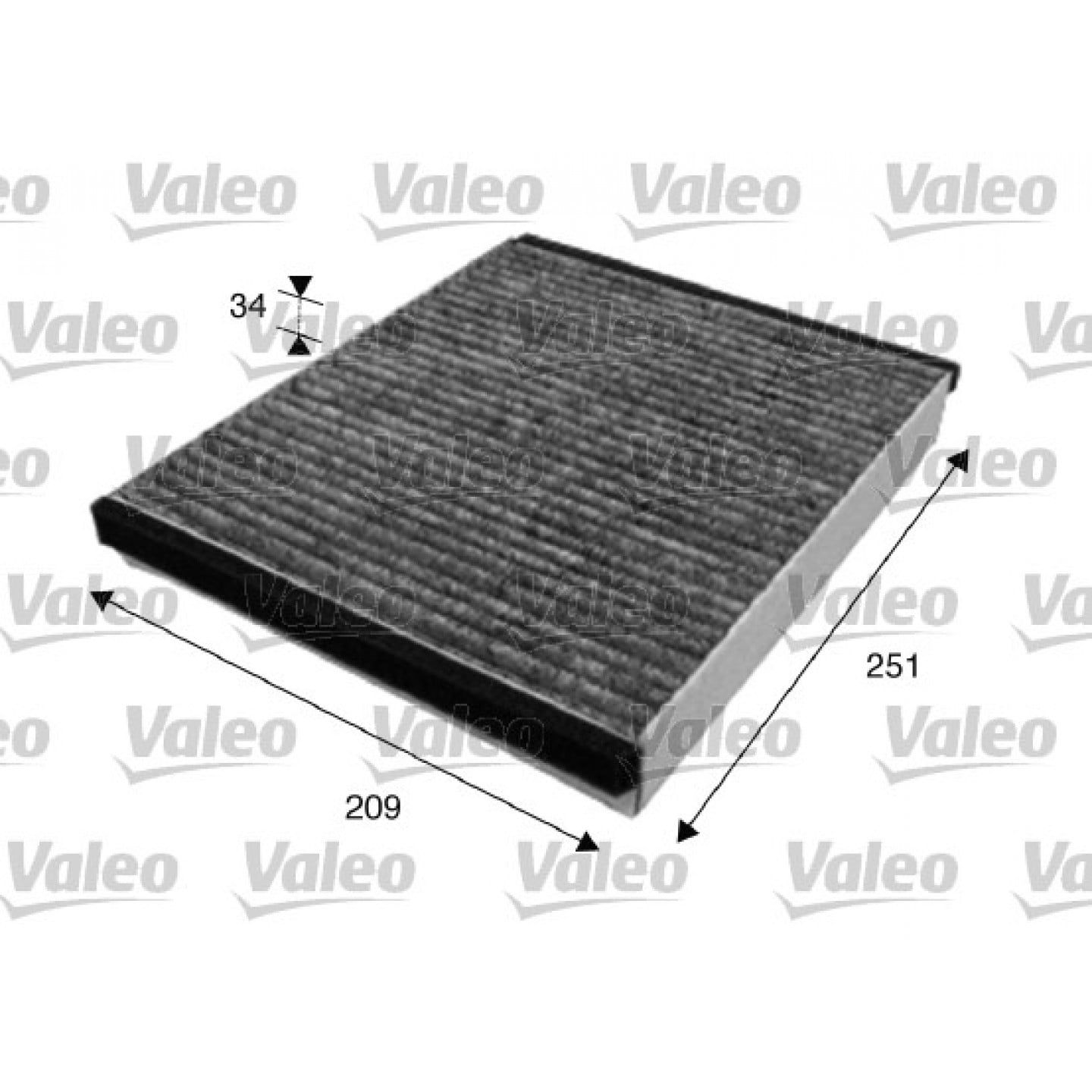 Filtro, aire habitáculo VALEO 715628