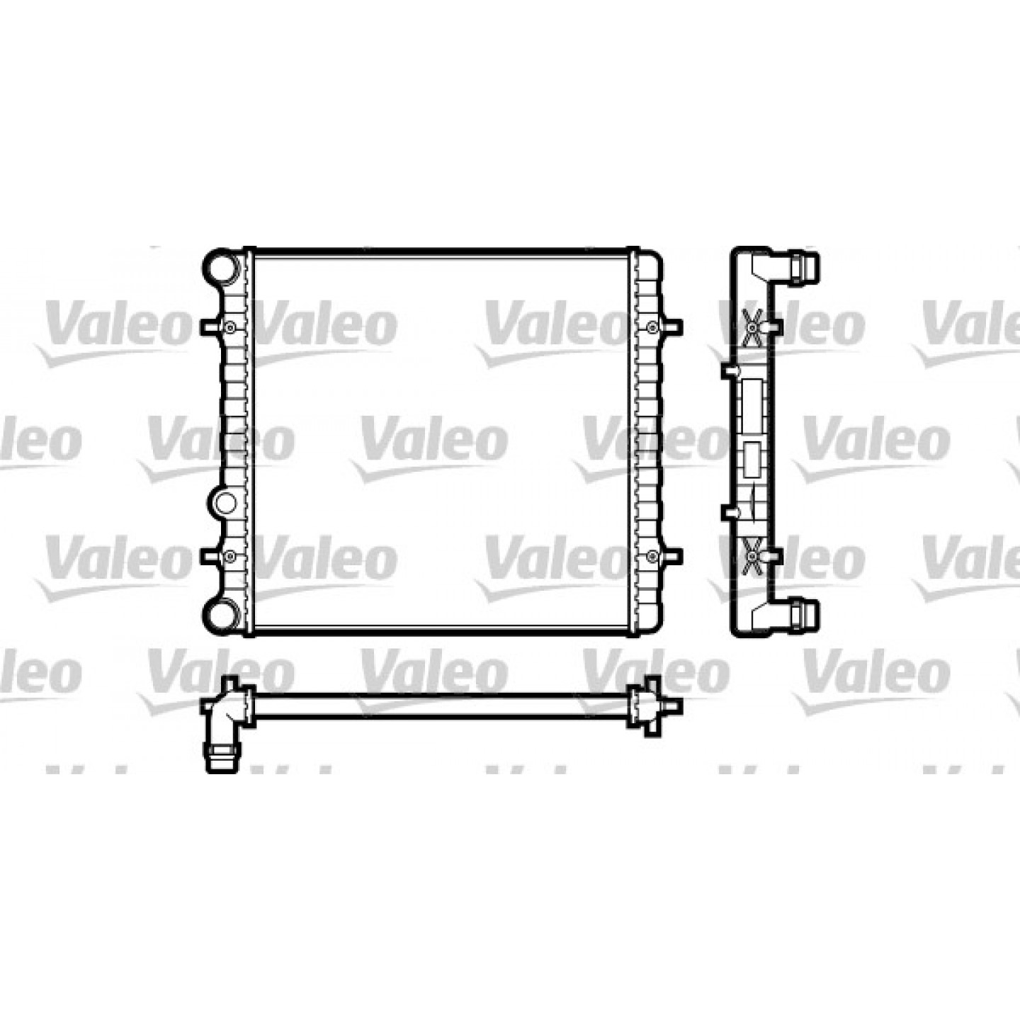 Kühler, Motorkühlung VALEO 731606