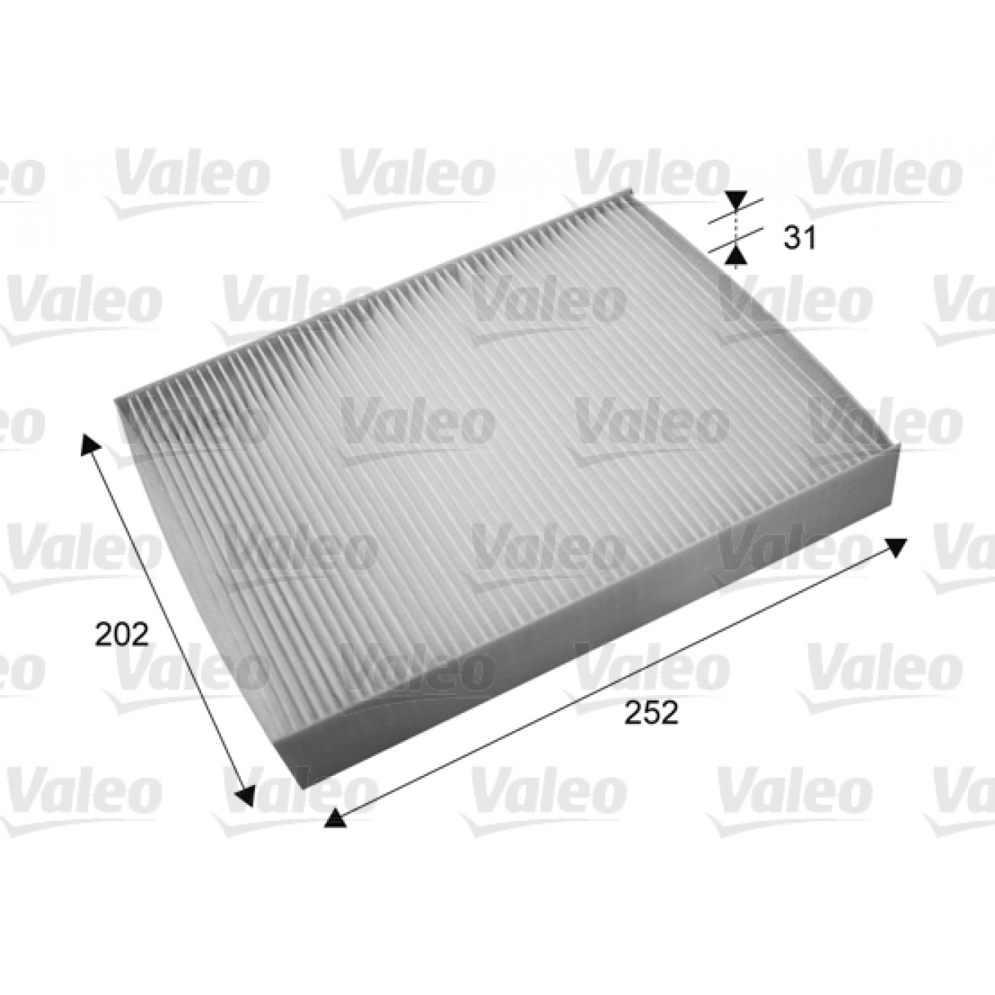 Filtro, aire habitáculo VALEO 715697