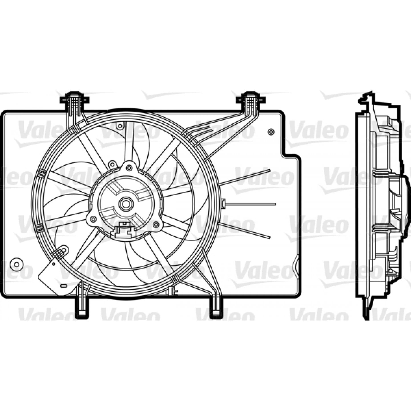 Ventilátor, chladič VALEO 696344