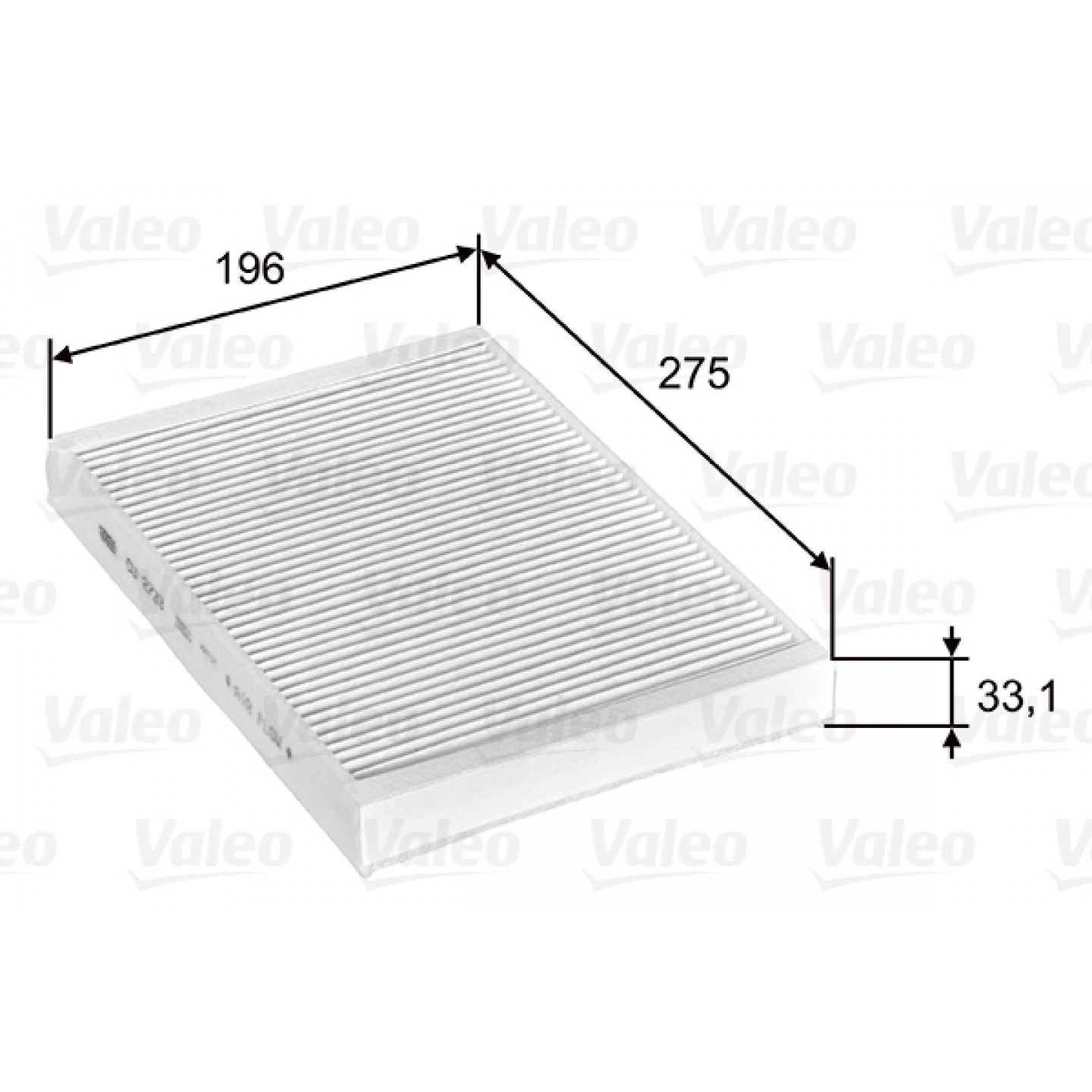 Filtro, aire habitáculo VALEO 715597