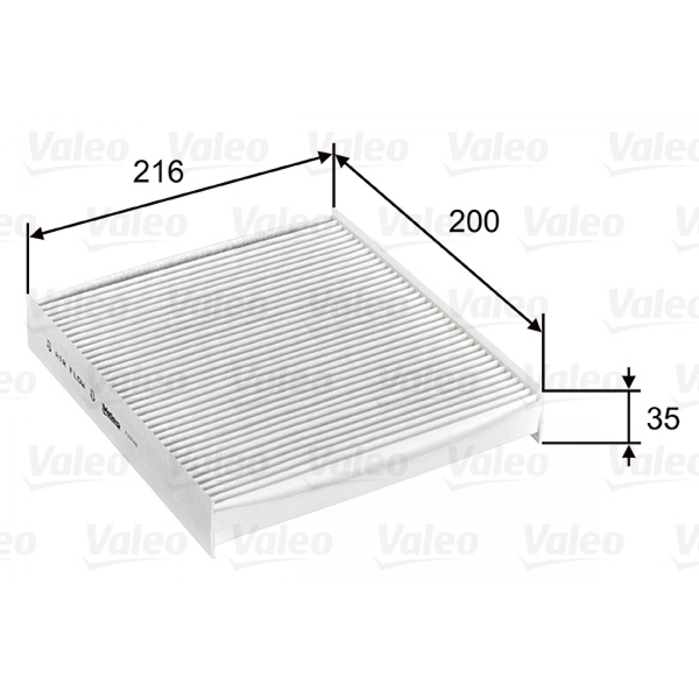 Filtr, vnitřní vzduch VALEO 715746