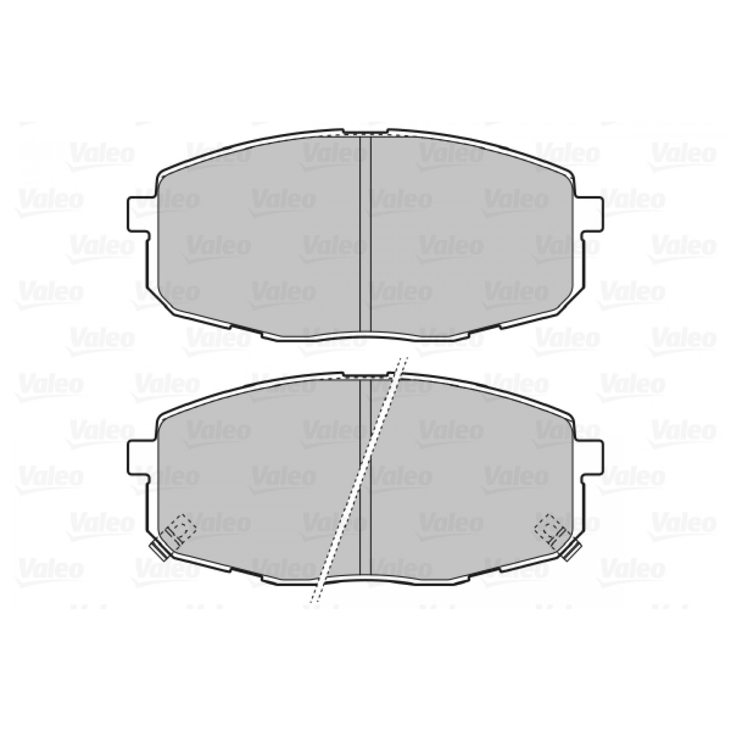 Brake Pad Set, disc brake VALEO 598842- Trodo.com