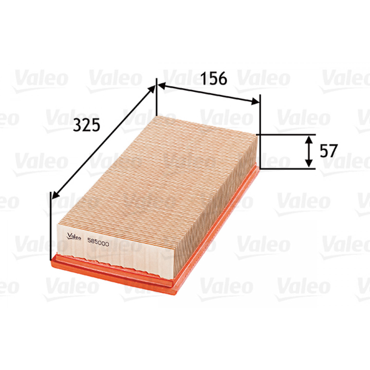 Vzduchový filtr VALEO 585000