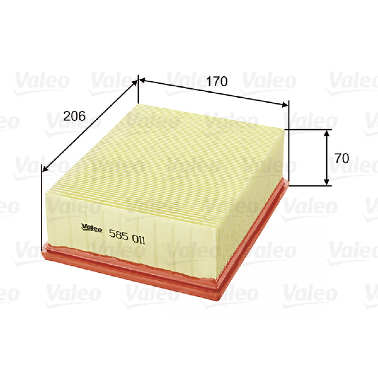 Luftfilter VALEO 585011