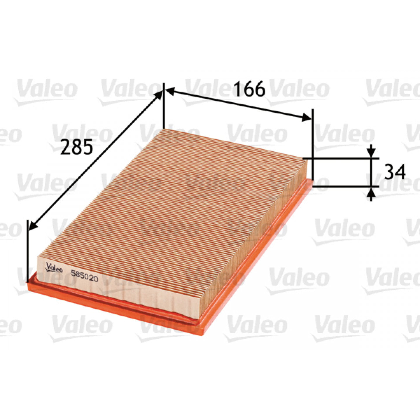 Filtro de ar VALEO 585020