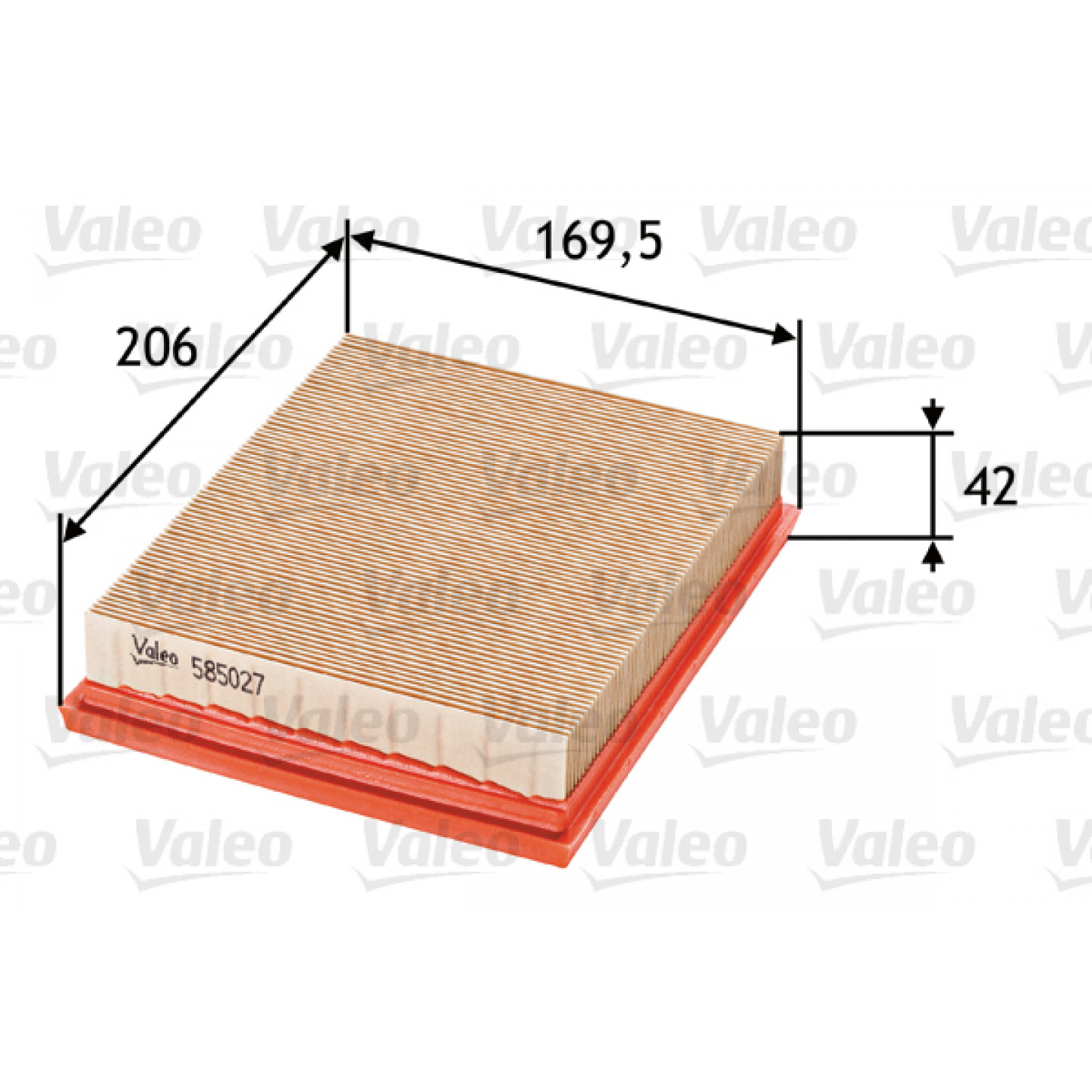 Luftfilter VALEO 585027