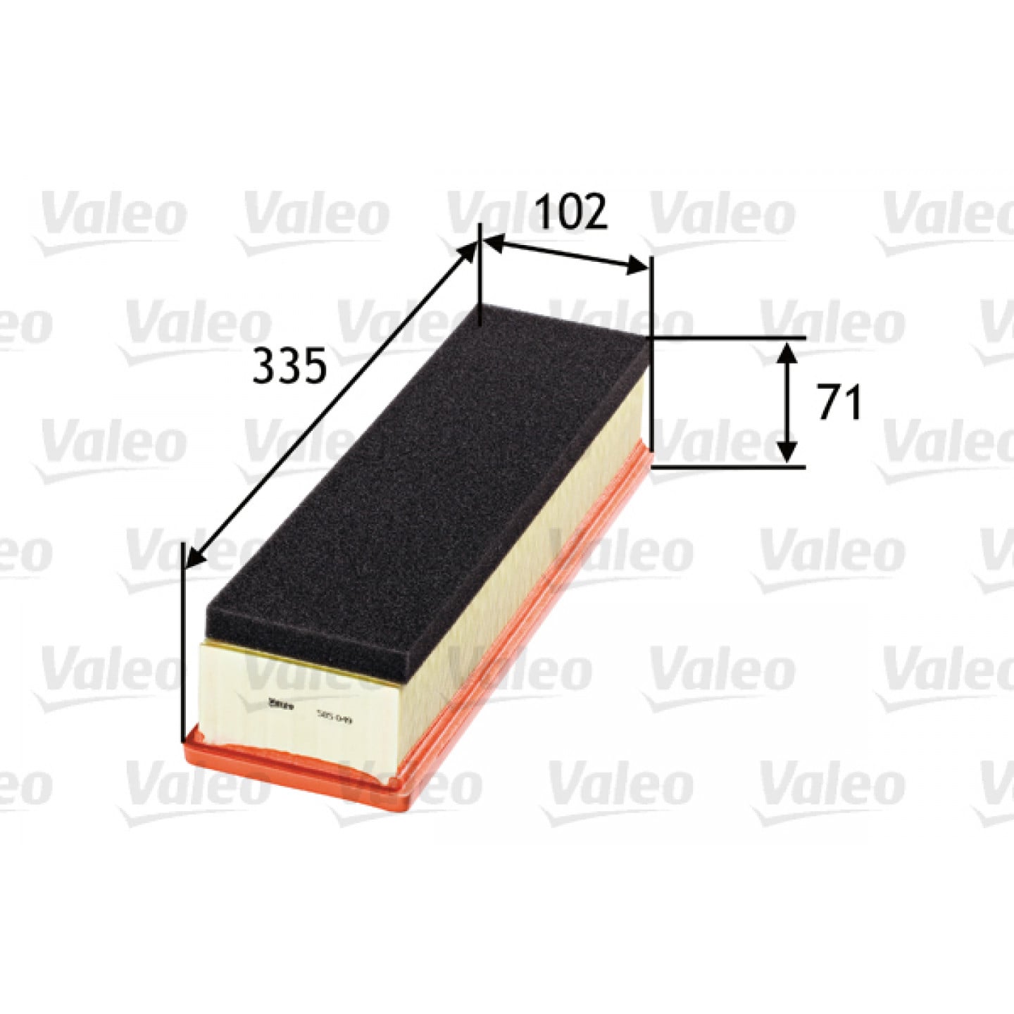 Luftfilter VALEO 585049