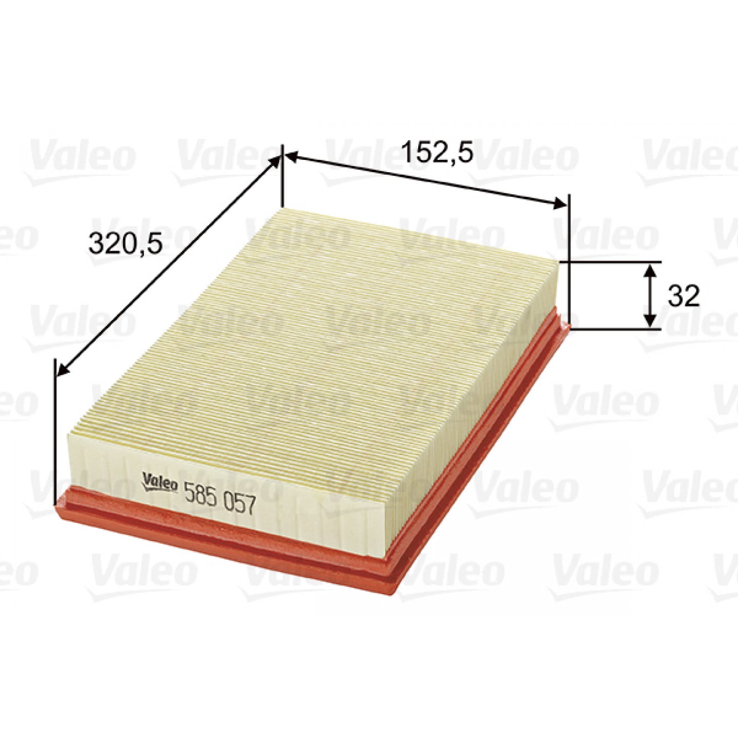 Luftfilter VALEO 585057