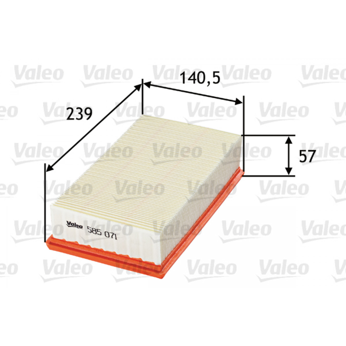 Luftfilter VALEO 585071