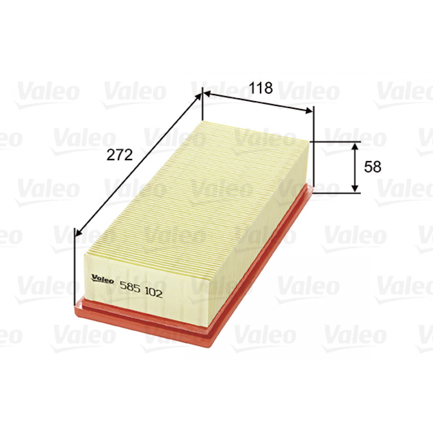 Luftfilter VALEO 585102