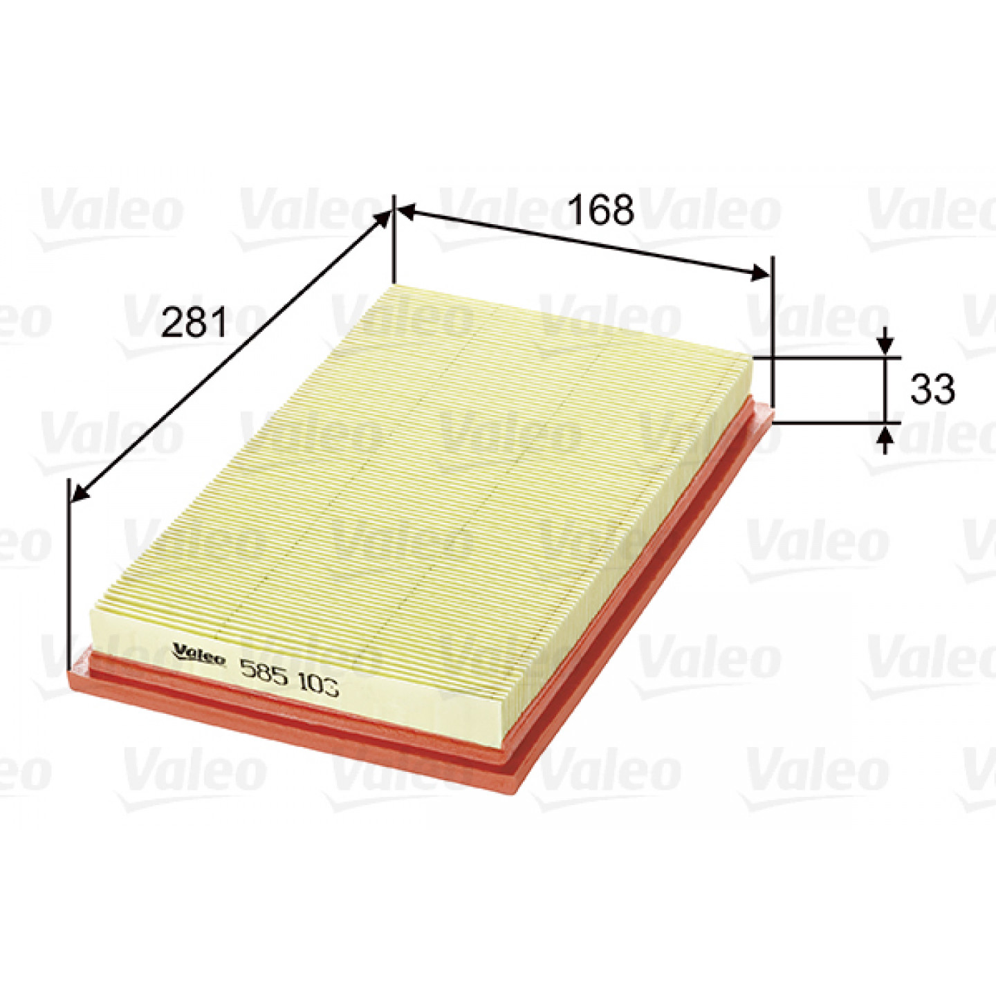 Luftfilter VALEO 585103