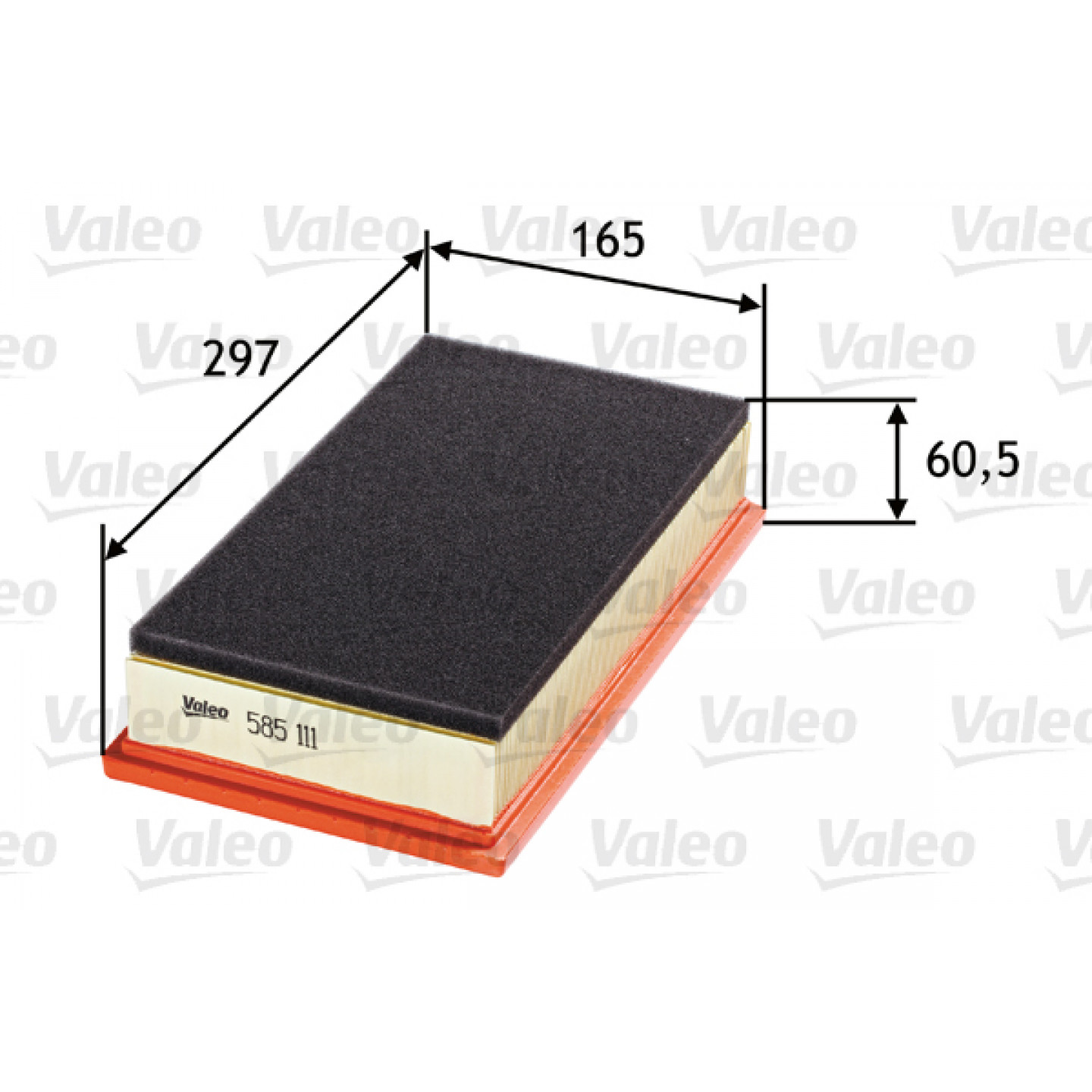 Luftfilter VALEO 585111