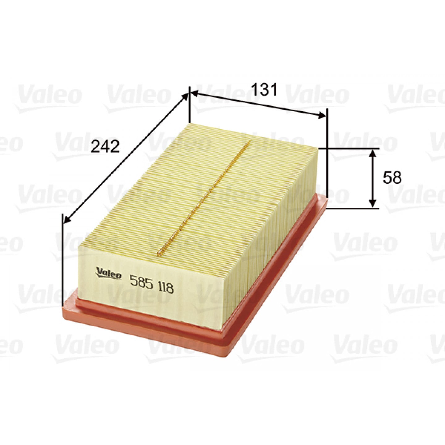 Vzduchový filtr VALEO 585118