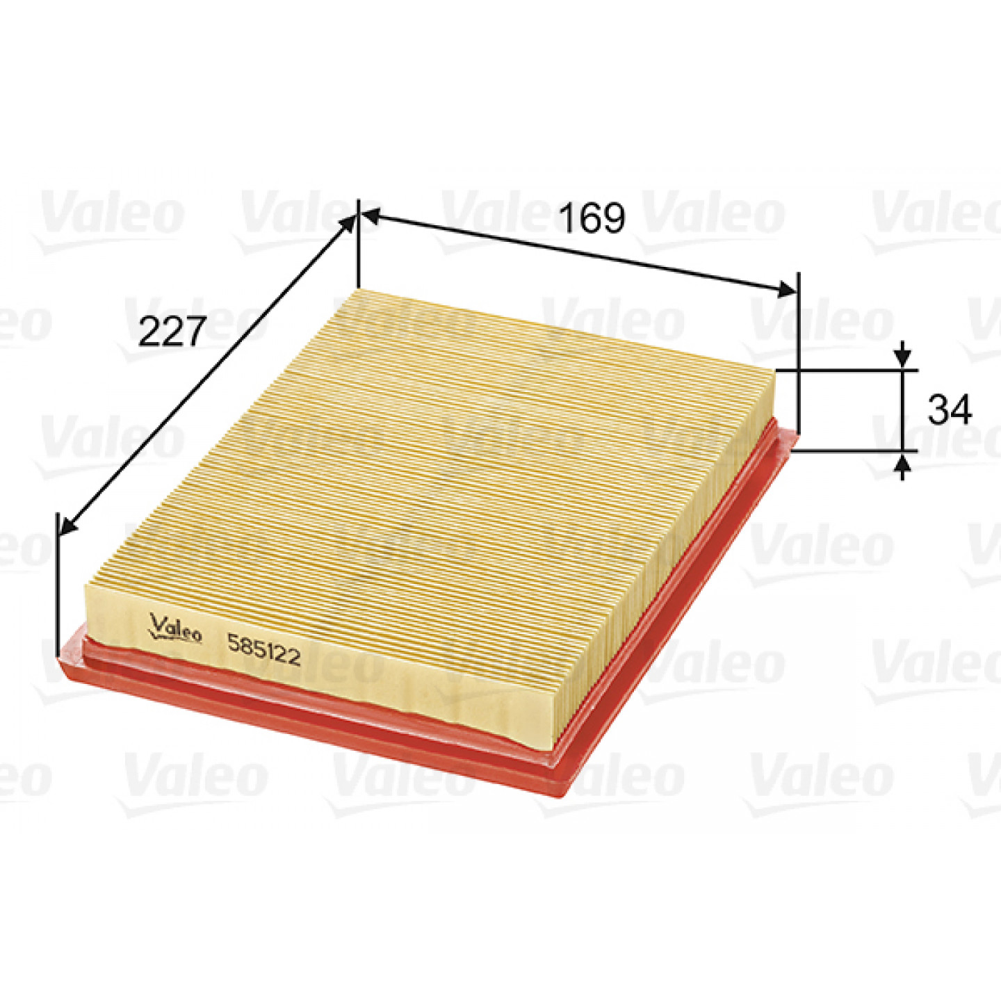 Luftfilter VALEO 585122