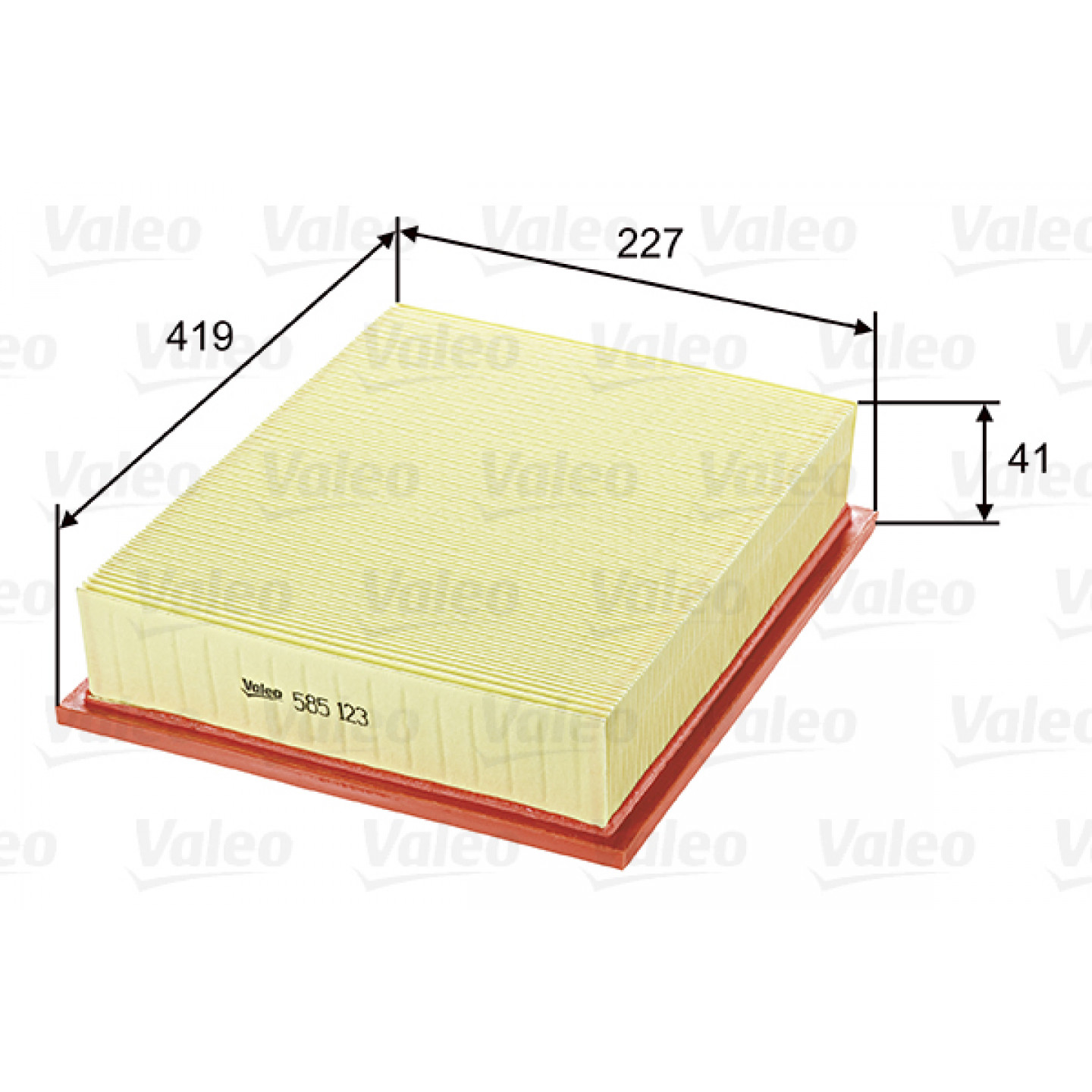 Filtre à air VALEO 585123