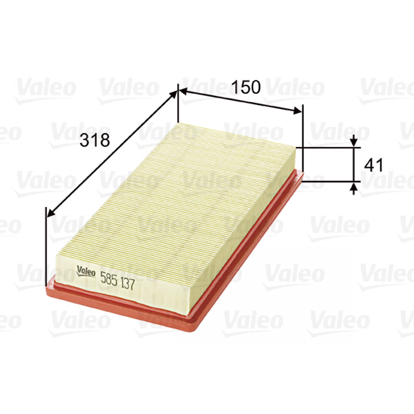 Luftfilter VALEO 585137