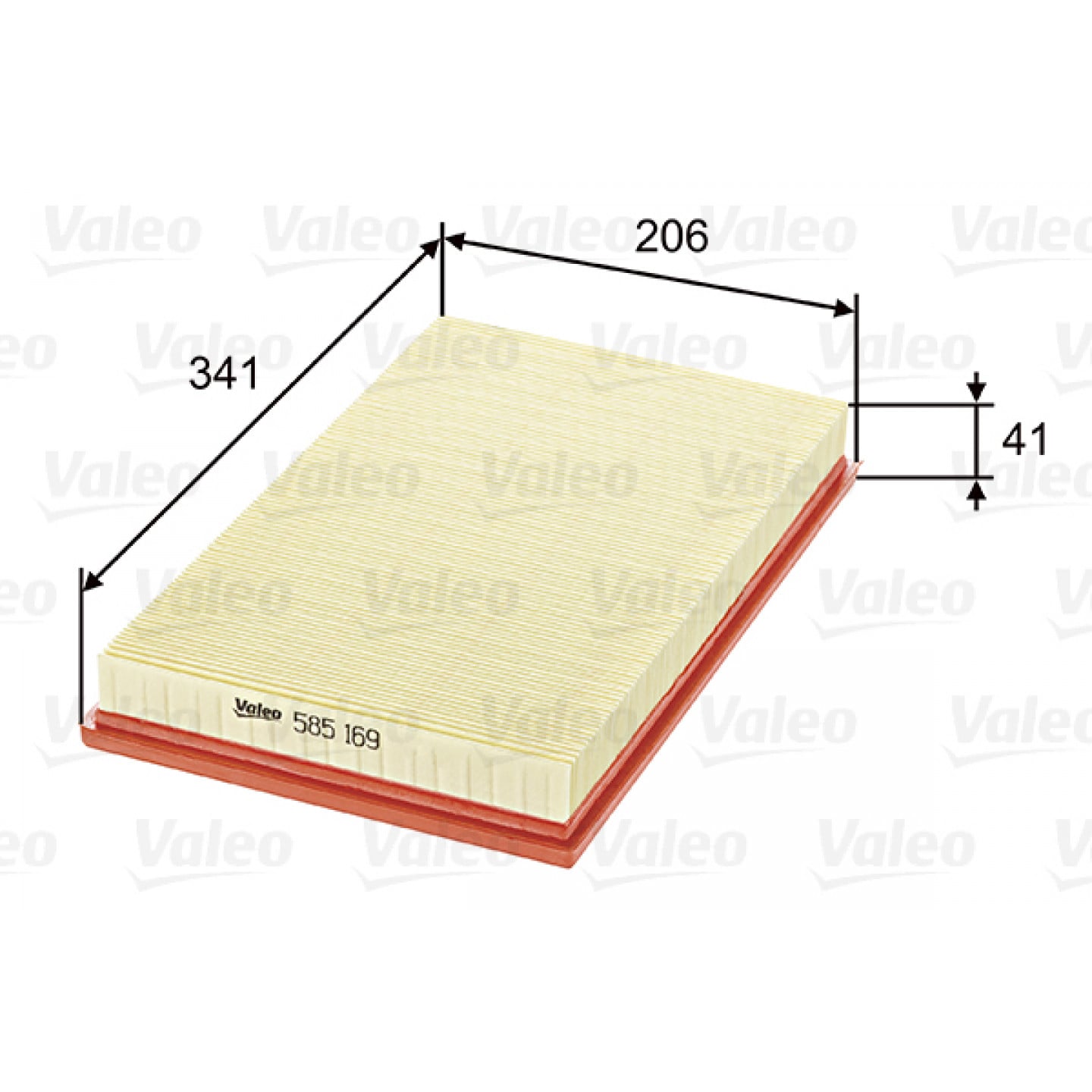 Vzduchový filtr VALEO 585169