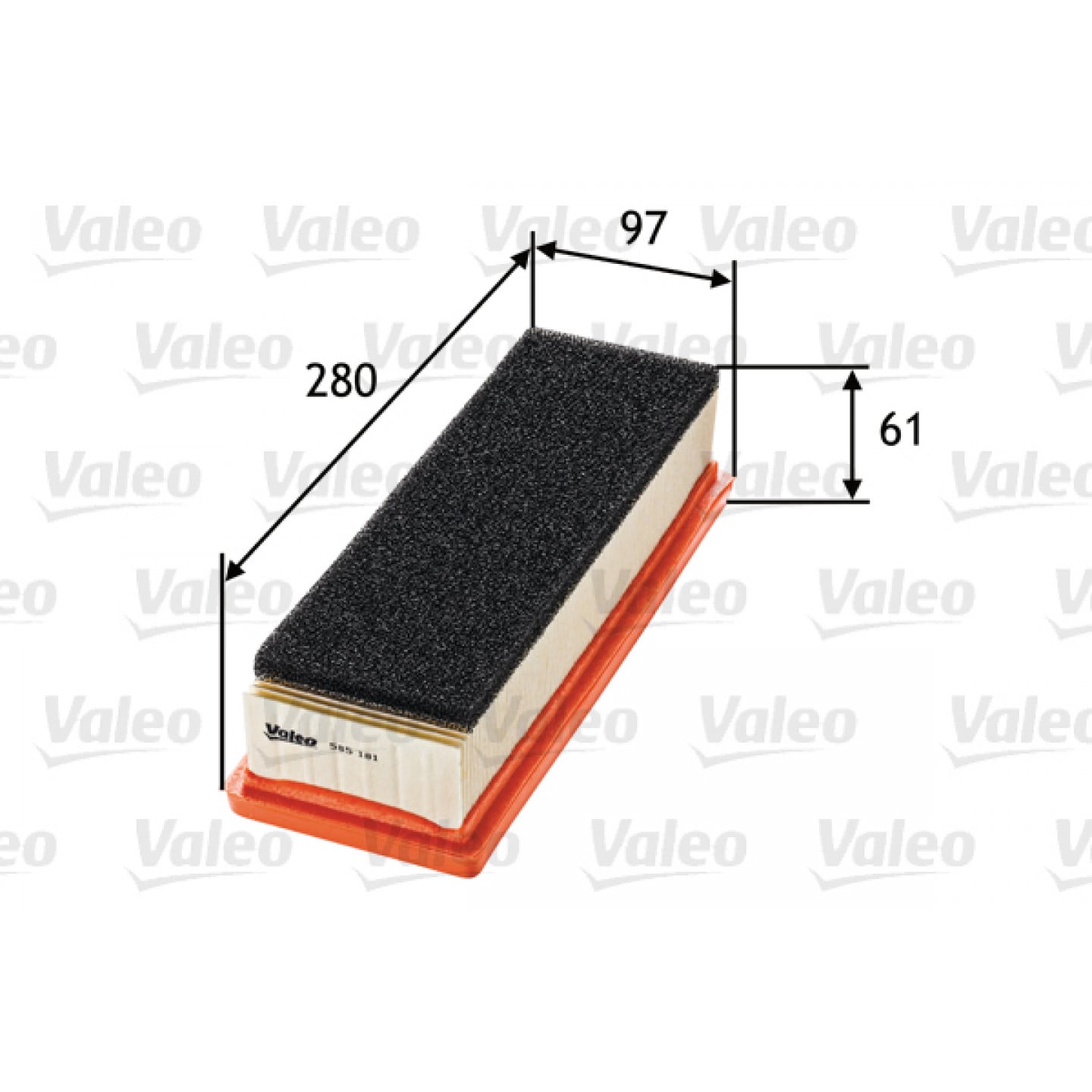 Luftfilter VALEO 585181