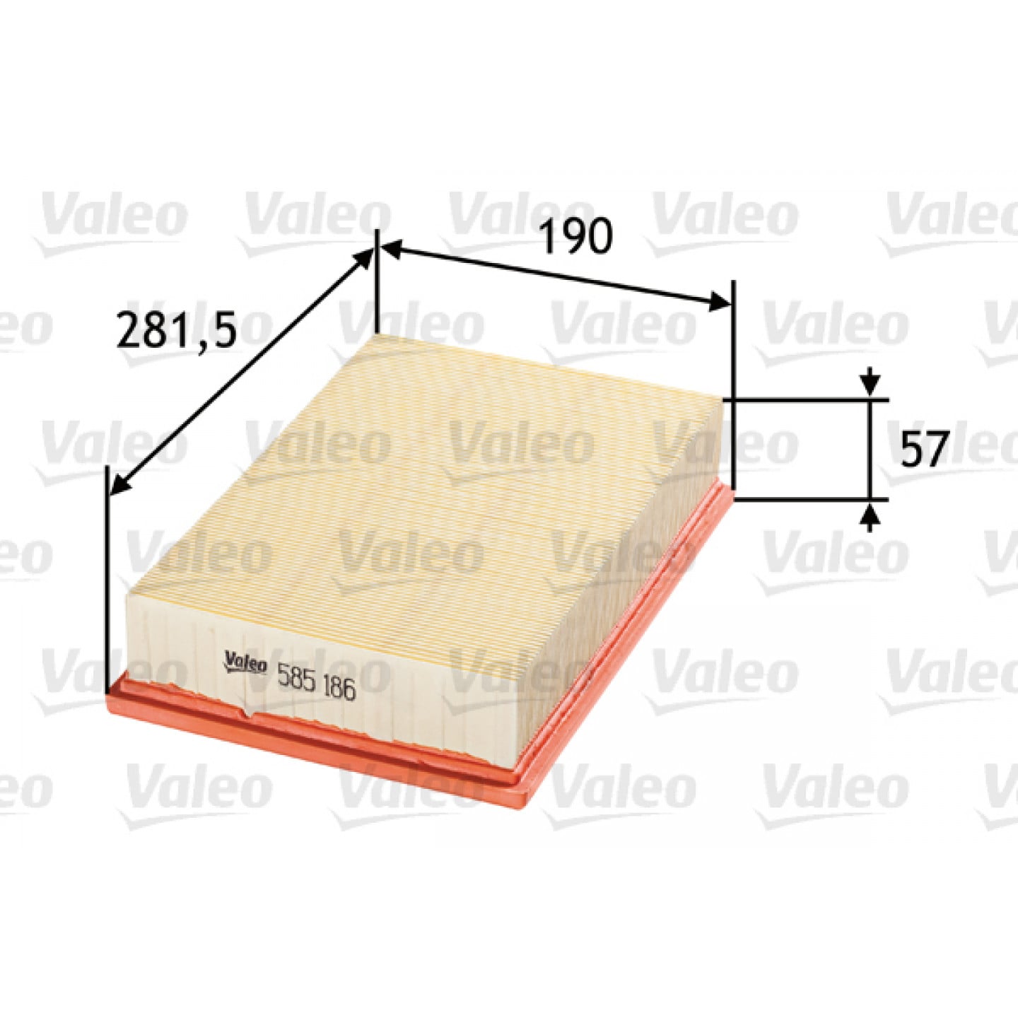 Luftfilter VALEO 585186