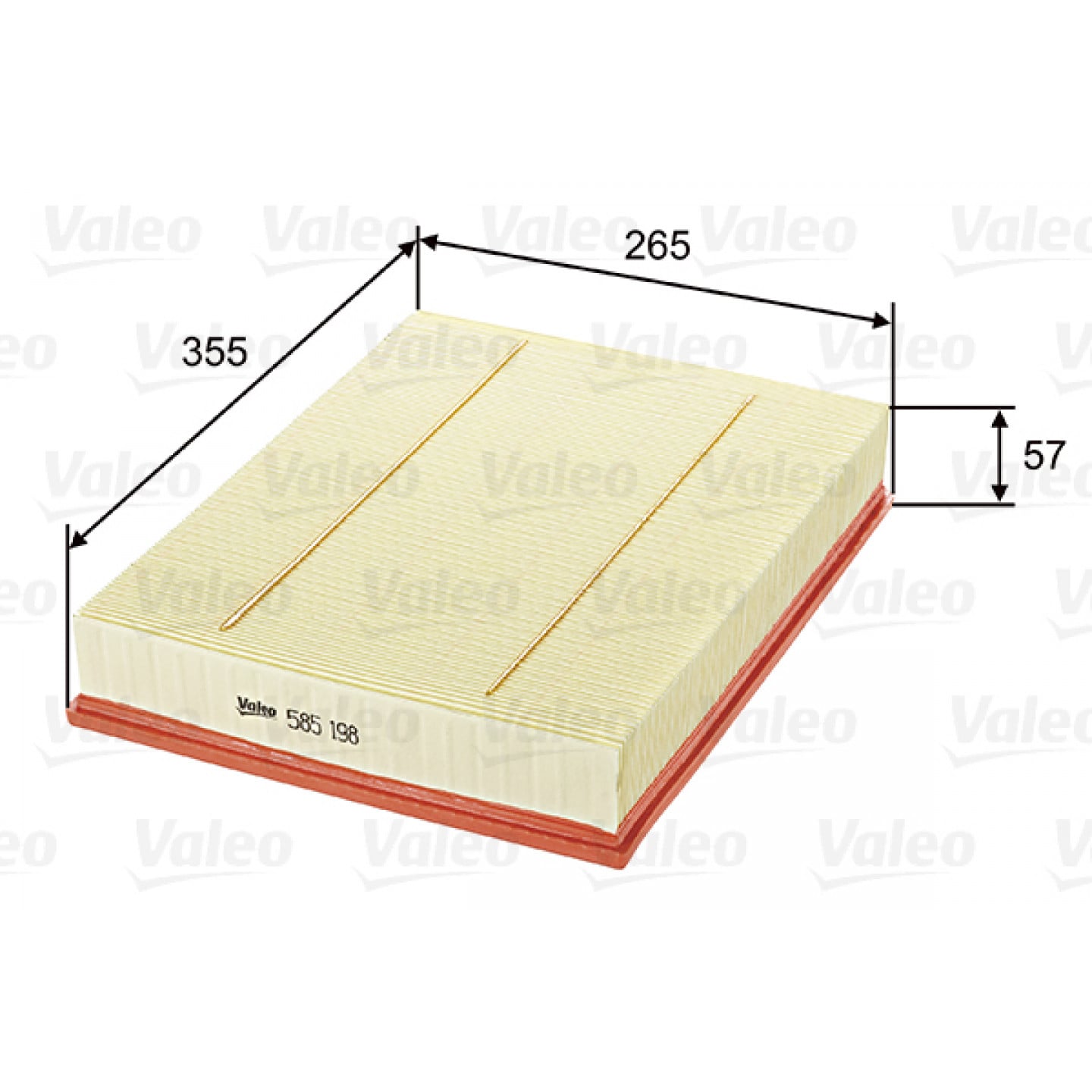 Luftfilter VALEO 585198