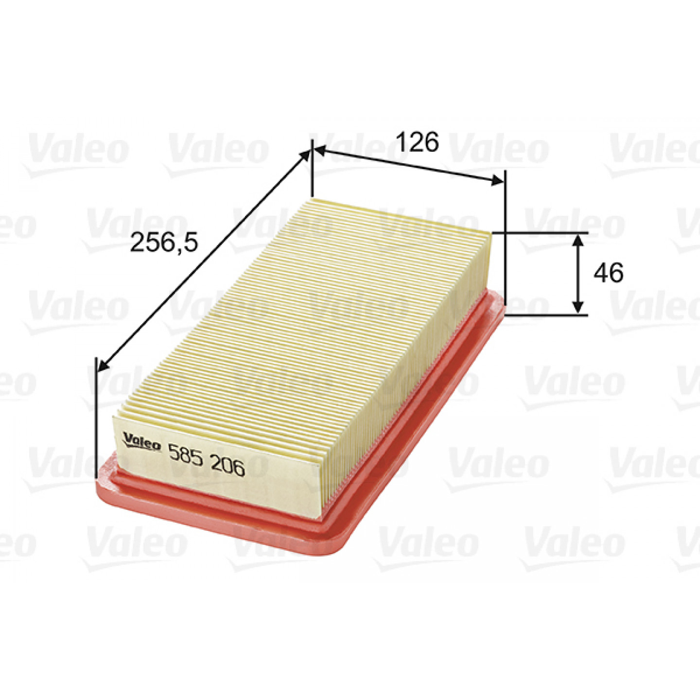 Luftfilter VALEO 585206