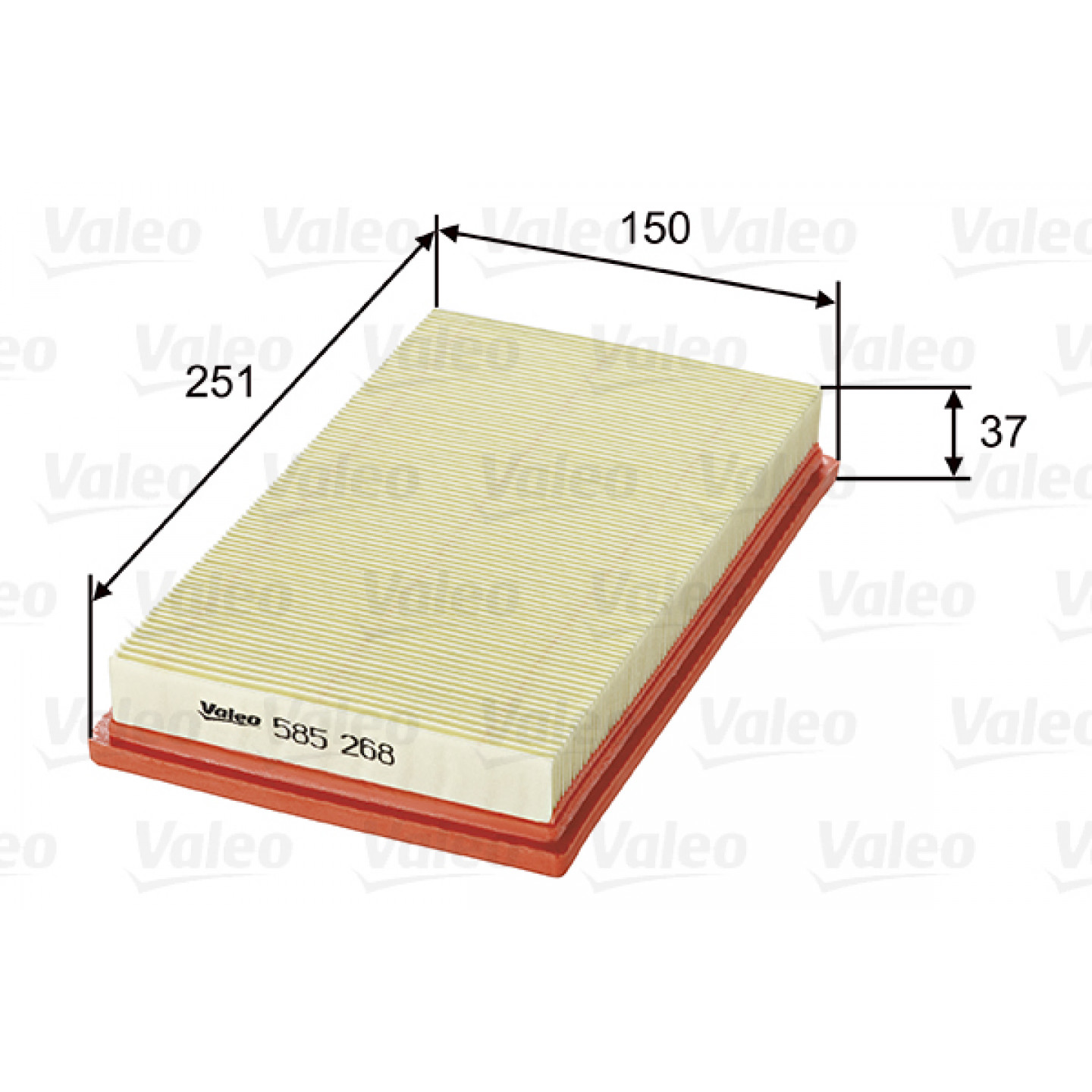 Luftfilter VALEO 585268