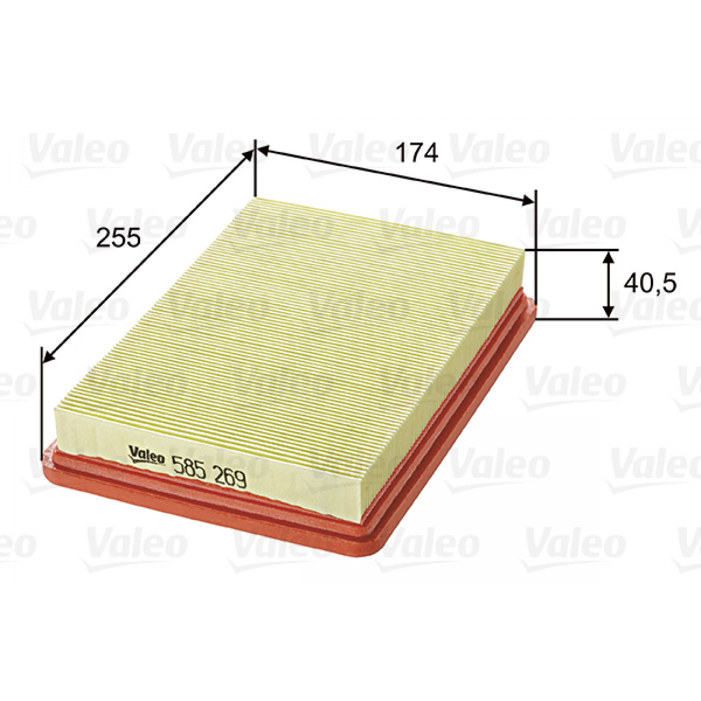 Luchtfilter VALEO 585269