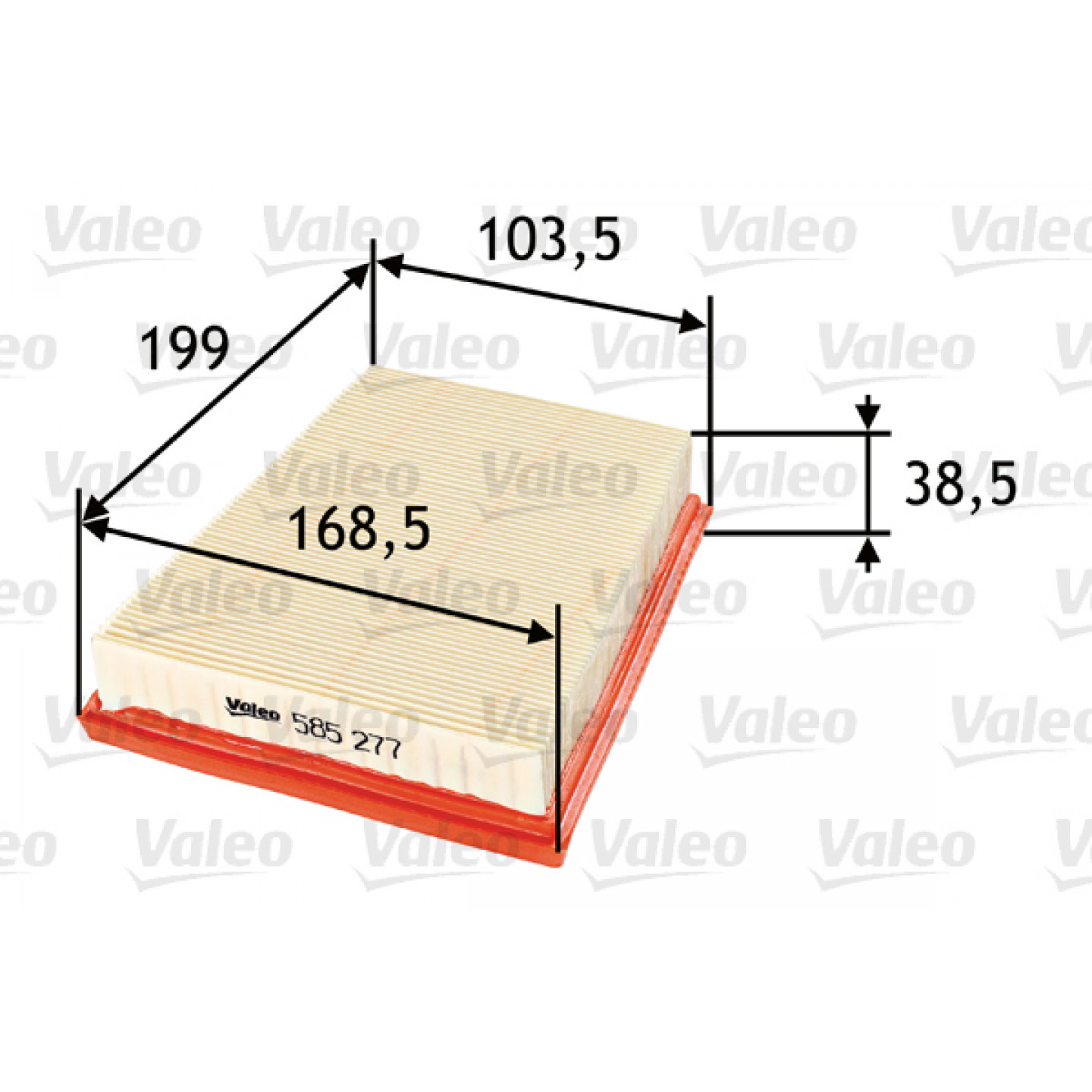 Luftfilter VALEO 585277