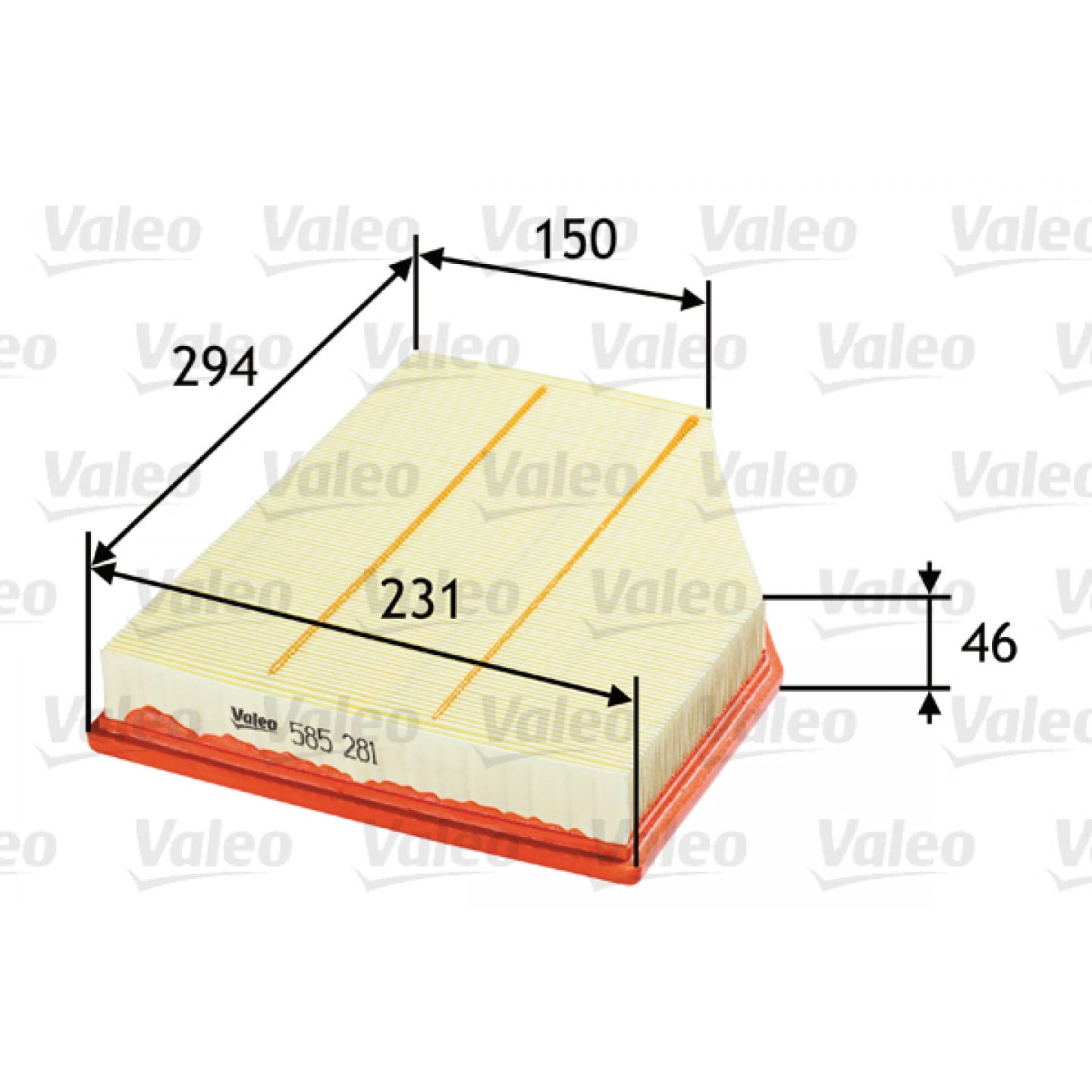 Luftfilter VALEO 585281