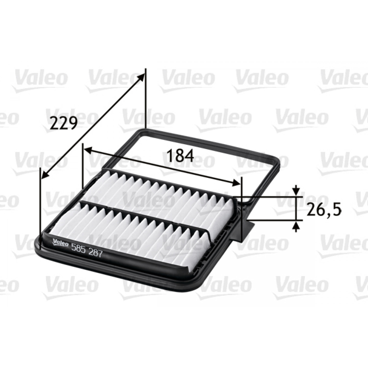 Luftfilter VALEO 585287
